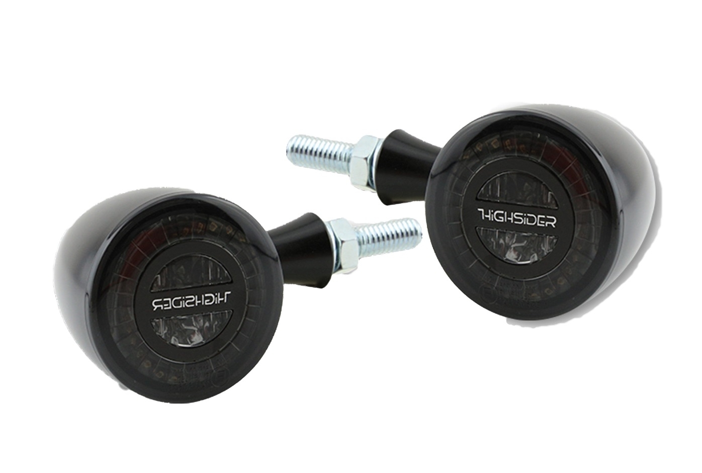 HIGHSIDER ROCKET BULLET LED Rück-, Bremslicht, Blinker Einheit, schwarz
