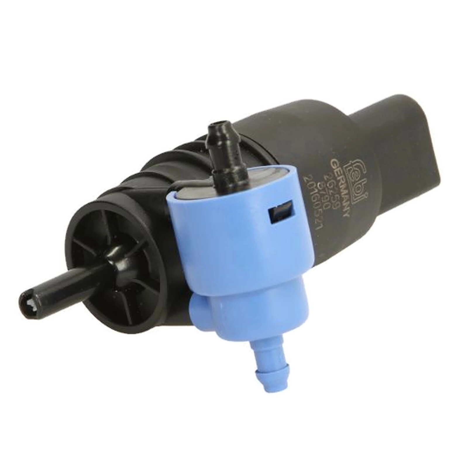 Febi 26259 Waschwasserpumpe Wischwasserpumpe für VW Audi Seat Skoda BMW Ford Peugeot Mercedes