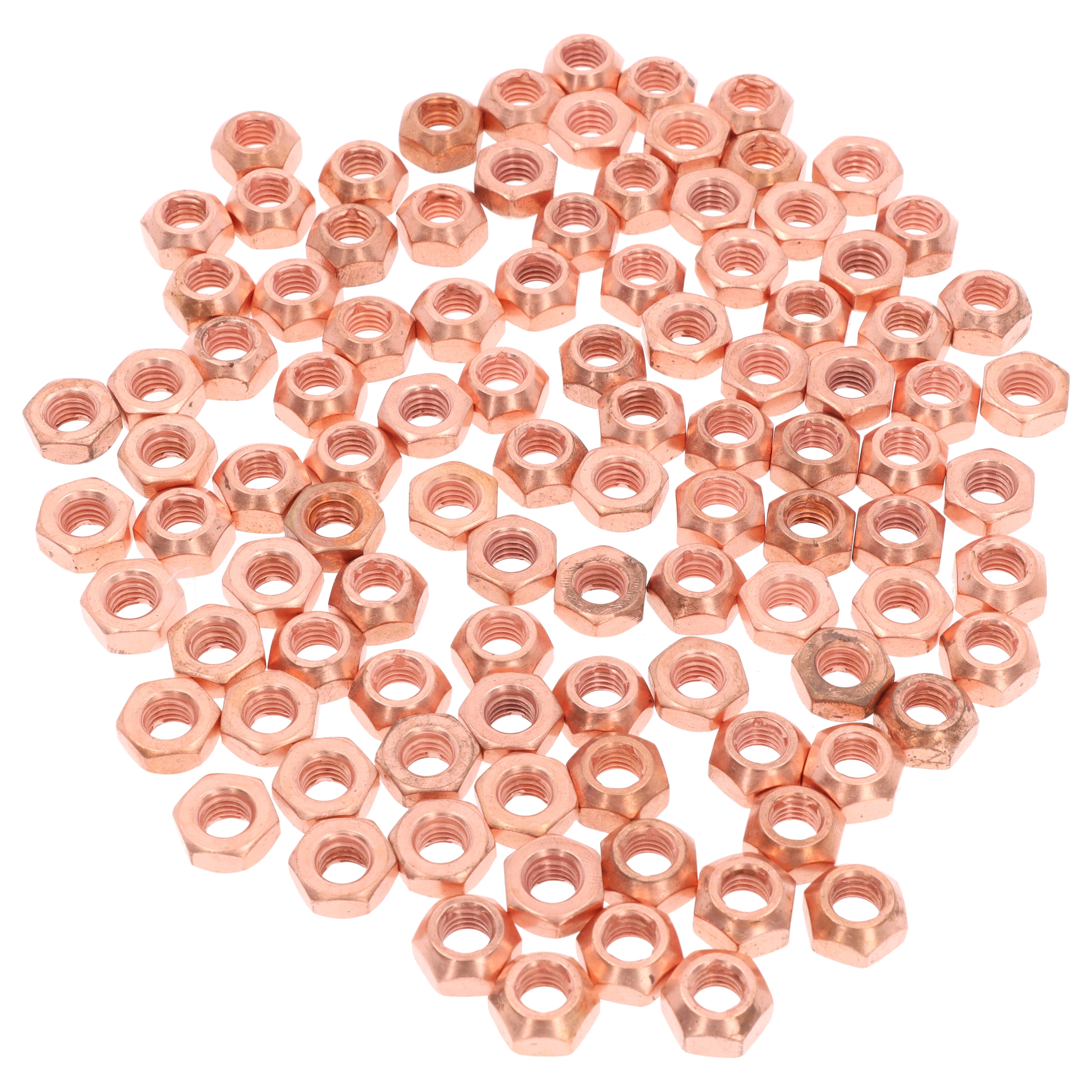 100x BOSAL BOS258-028 Auspuff Kupfermutter Kupfermuttern für Audi BMW VW M8 SW12 M8x1.25