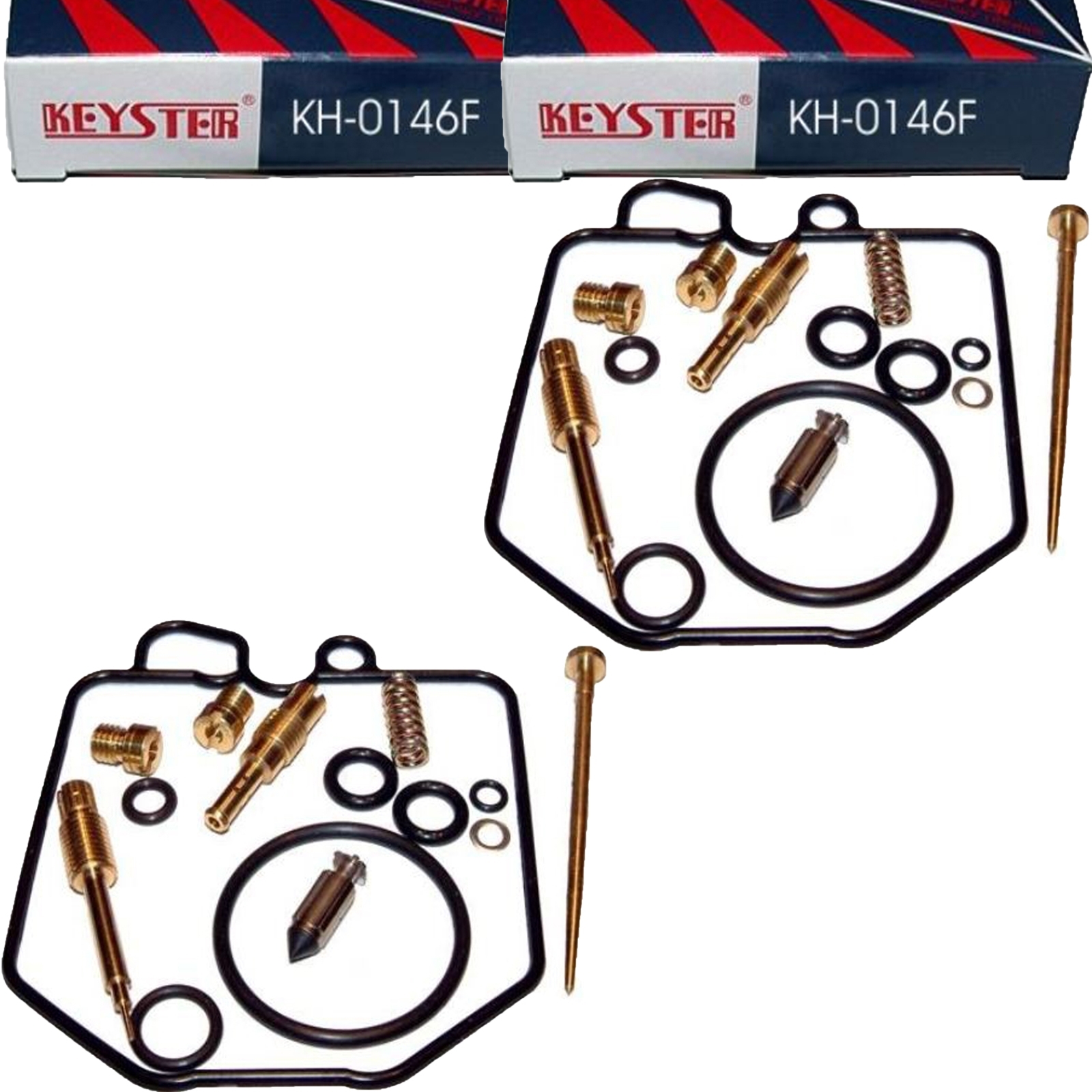 2x Keyster KH-0146F Vergaser Reparatursatz für Honda CB250 T Twin 1977 - 1978 CB250T