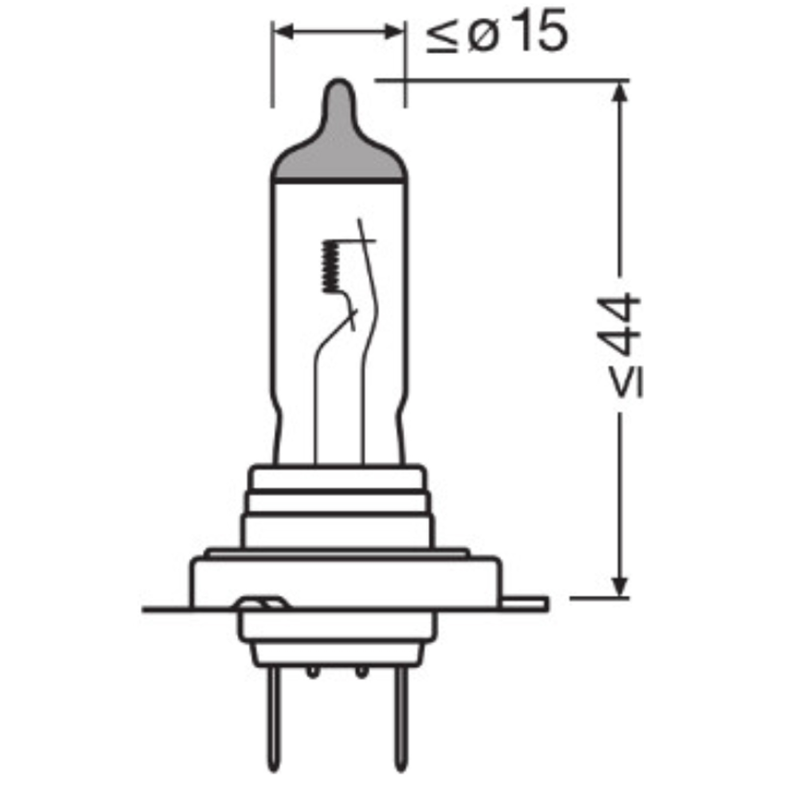 Osram Night Breaker PX26d Halogen Glühlampen Duobox für Nebelscheinwerfer 12V H7 3700k