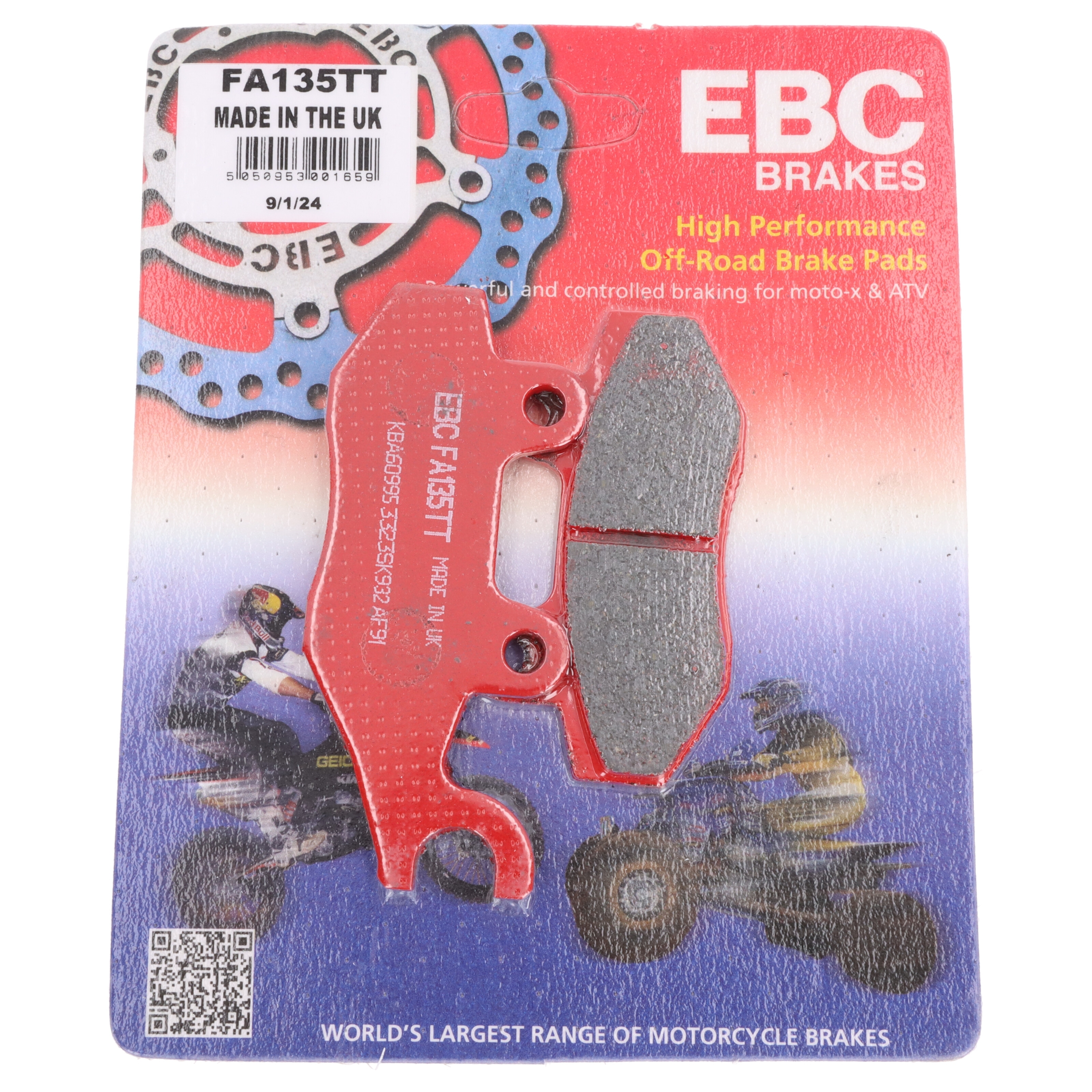 EBC FA135TT Bremsbeläge für Kawasaki Suzuki KX KLF KVF KAF KLX RM DR CFMOTO Husqvarna Yamaha