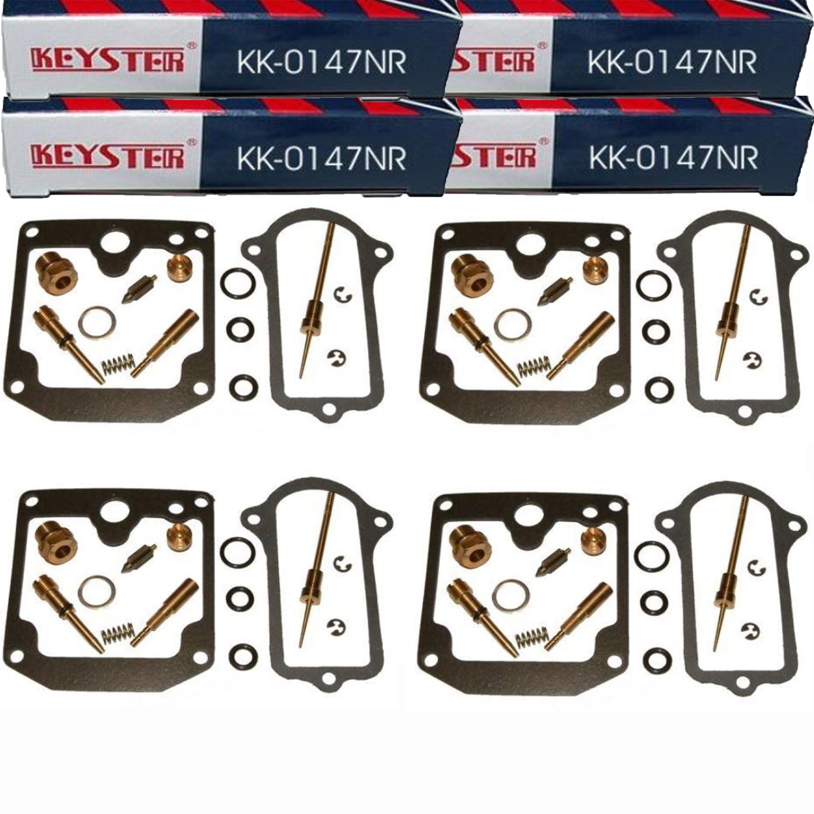 4x Keyster KK-0147NR Vergaser Reparatursatz für Kawasaki Z 1000 MK2 1979 - 1980 KZT00A