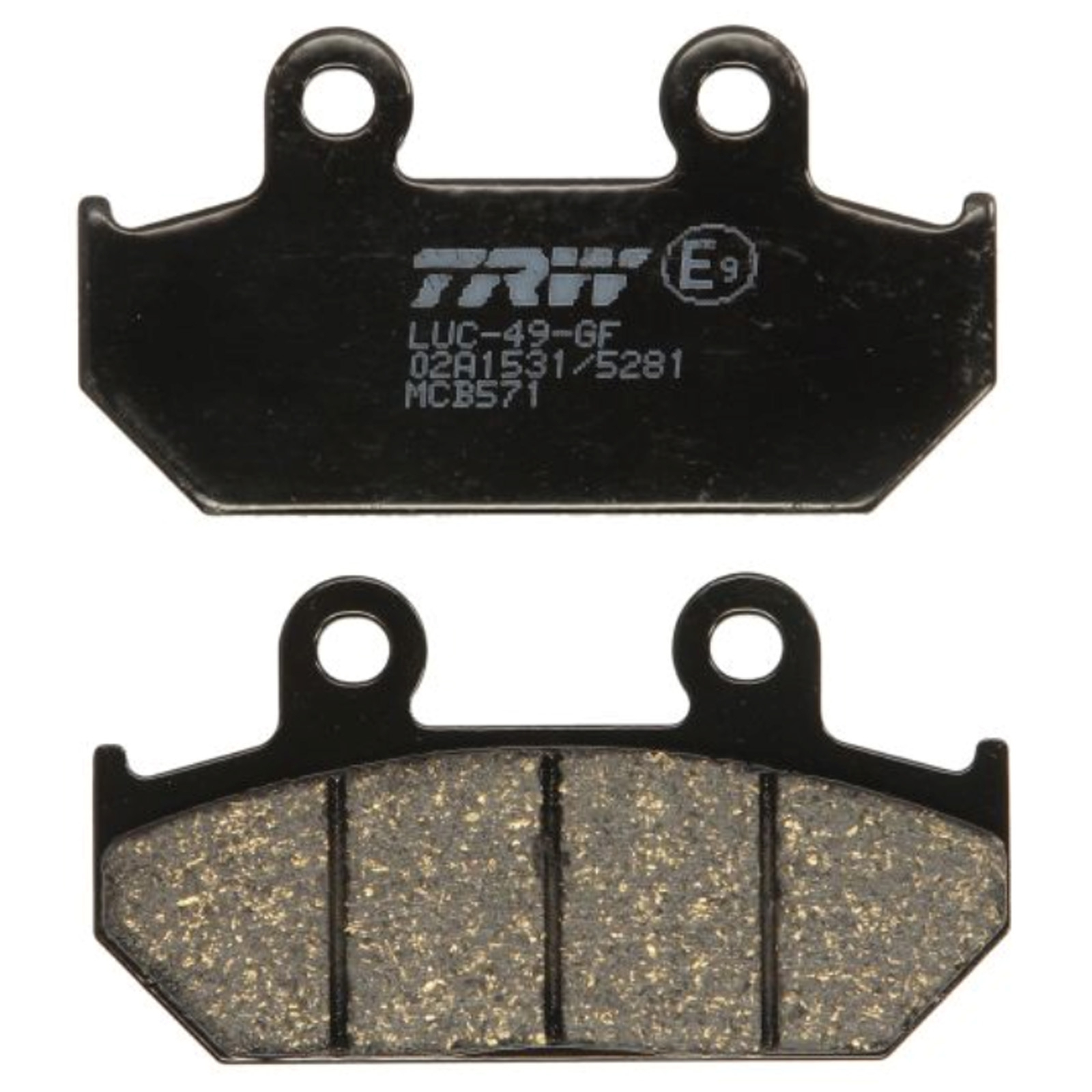 TRW Bremsbelagsatz für Honda NX650 Dominator 1988-1996 XRV650 Africa Twin vorne+hinten