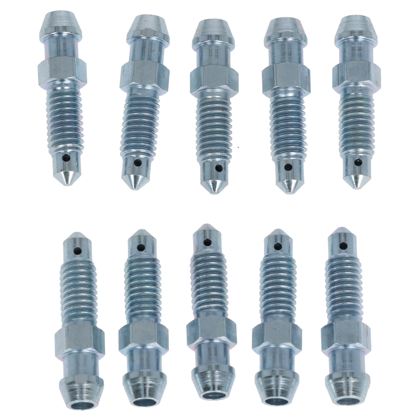10x Quick Brake Bremssattel Entlüfterschraube Entlüftungsventile M6x1.00x29 mm SW7