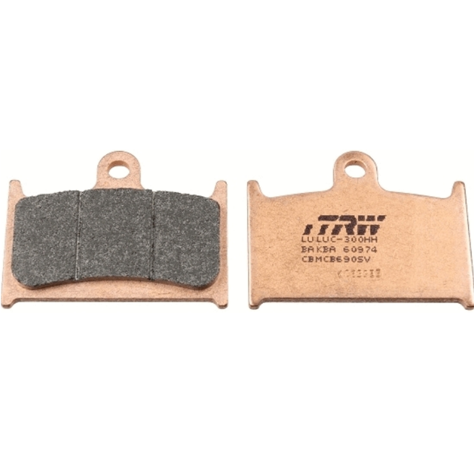 TRW MCB690SV Sintermetall Bremsbeläge vorne für Suzuki GSF1200 Bandit S SA RF900 R Yamaha FZR750