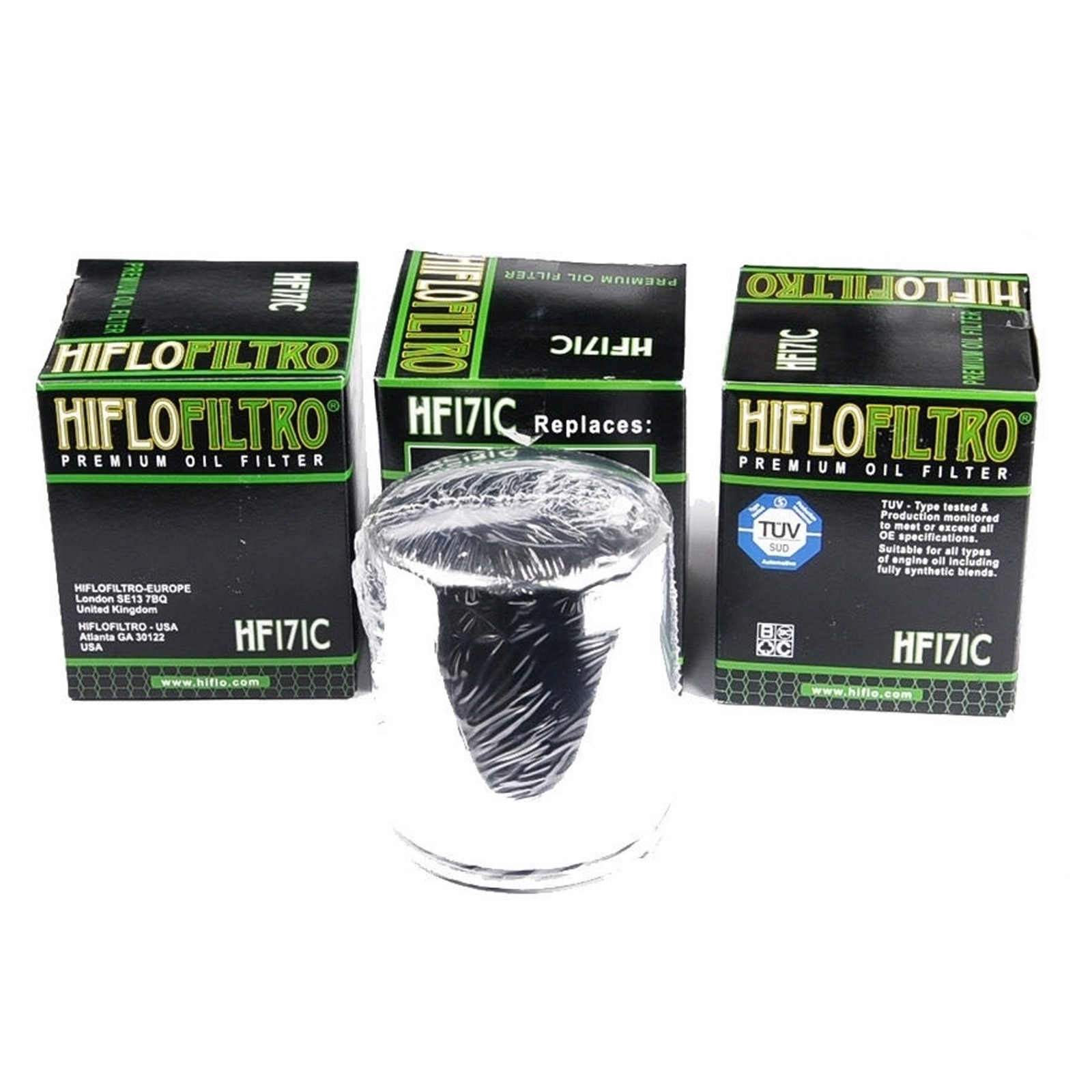 3x Hiflo Ölfilter HF171C