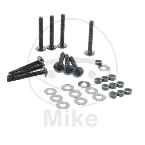 Pro Bolt Linsenschrauben-Satz M5 x 0.8mm 35mm schwarz