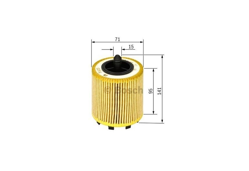 2 X BOSCH Ölfilter Oelfilter Oil Filter Papierfilter für 1.9 + 2.0 TDI