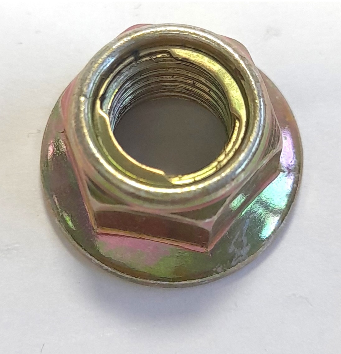 10x Variomatik Mutter Riemenscheibe M10x1.25 SW15 Bundmutter für Aprilia Piaggio Vespa Gilera