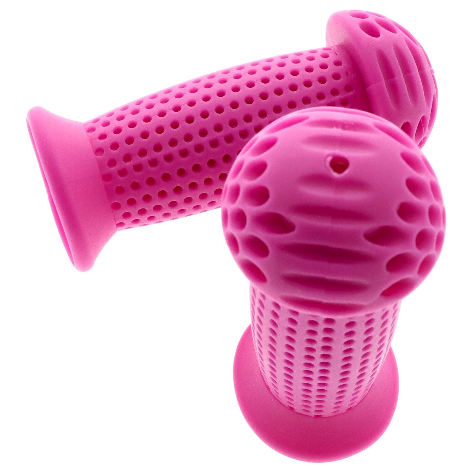 Kinderfahrrad Griffe Griffgummis Rosa universal Länge 95mm Lenkergummi Gummigriffe