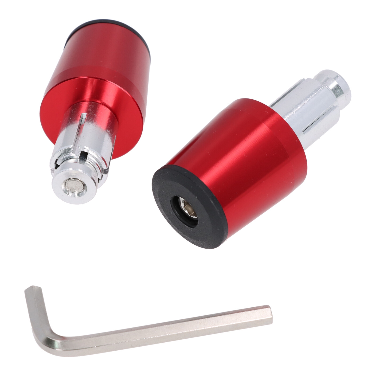 Lenkerenden Lenkergewichte 2x81g rot Vibrationsdämpfer für Motorrad Quad ATV
