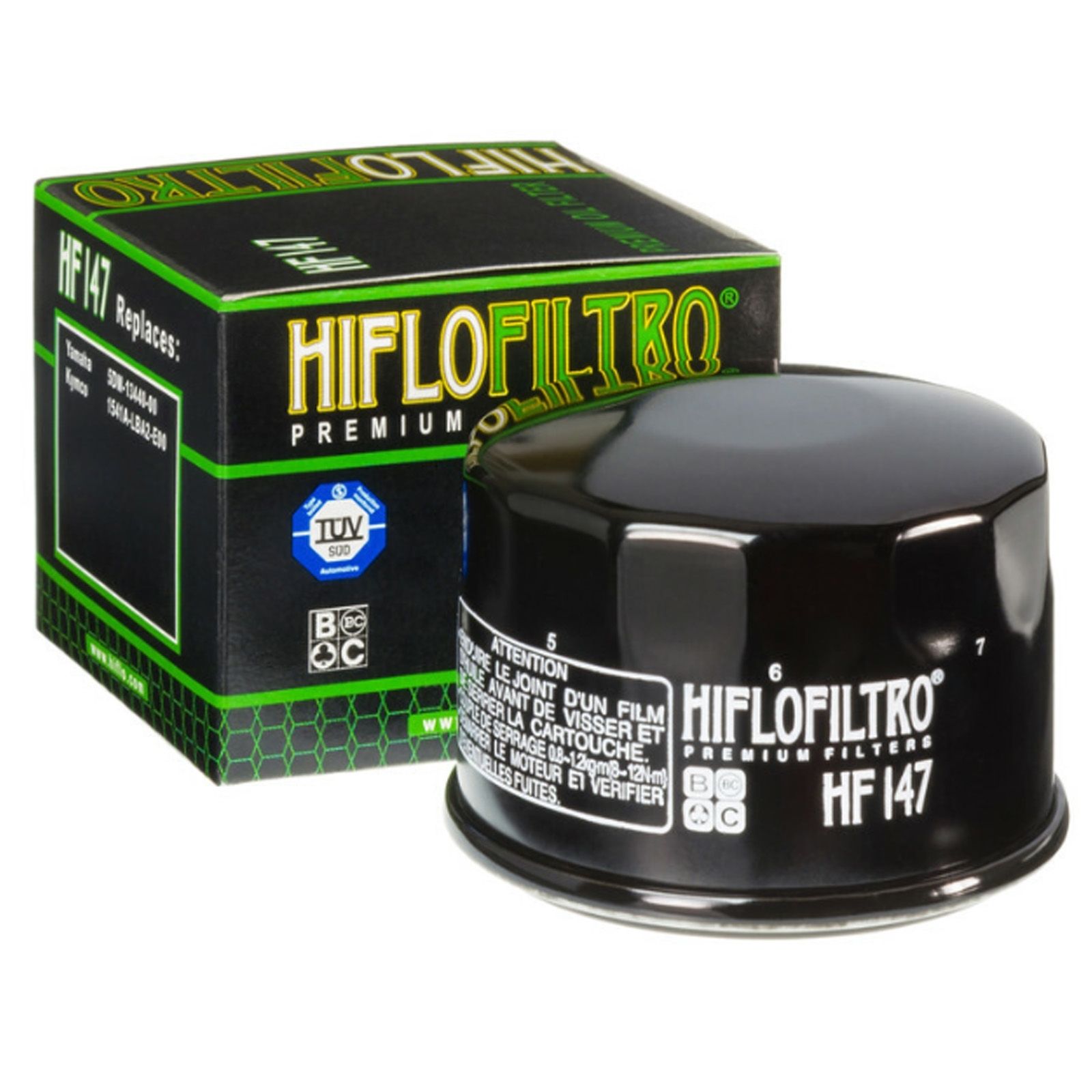 Hiflo HF146 Ölfilter für Yamaha FZS600 XP500 XP530 TMax YFM660 700 Kymco Xciting MXU UXV SYM