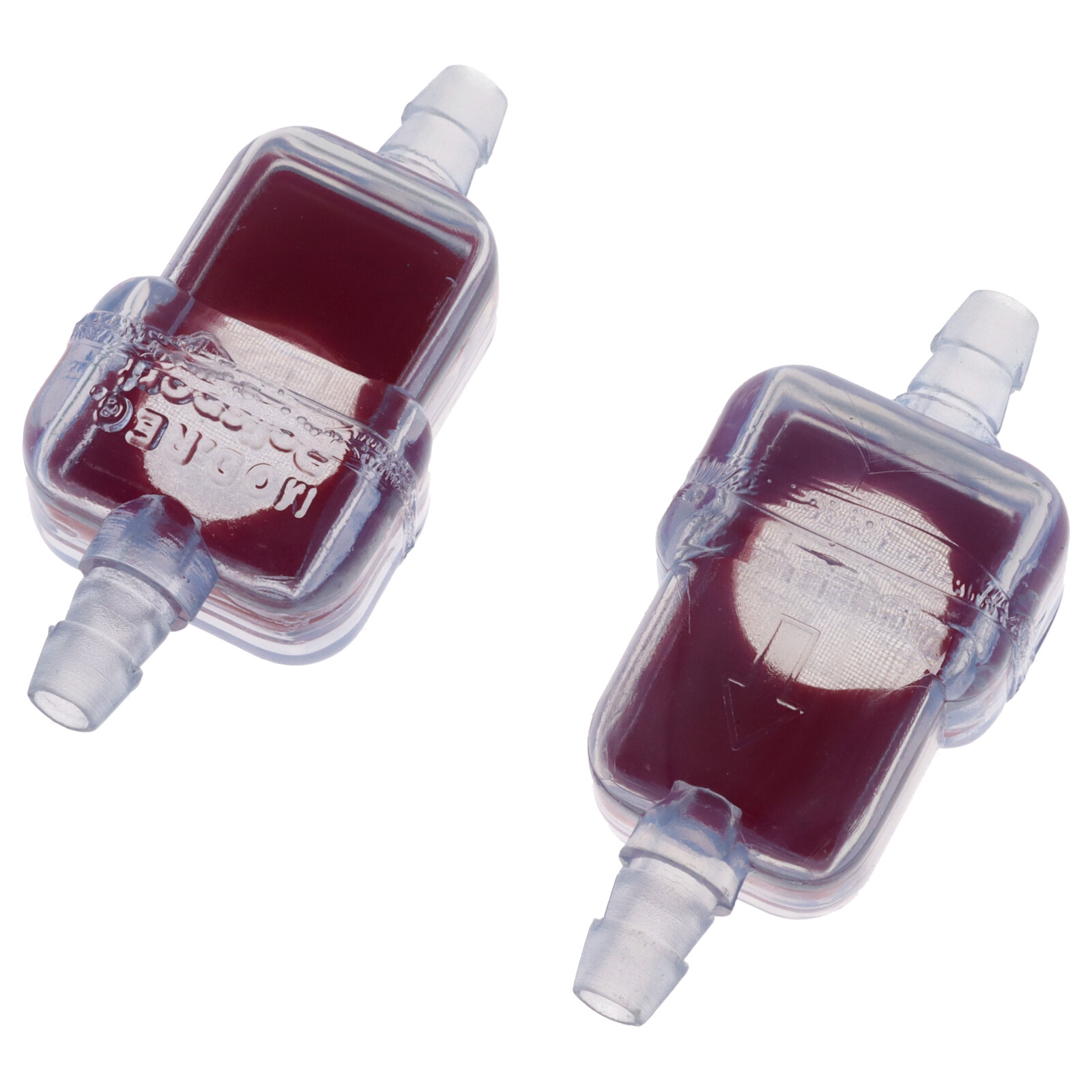 2x Universelle Benzinfilter Kraftstofffilter 6 mm für Motorrad Moped Roller PKW Quad
