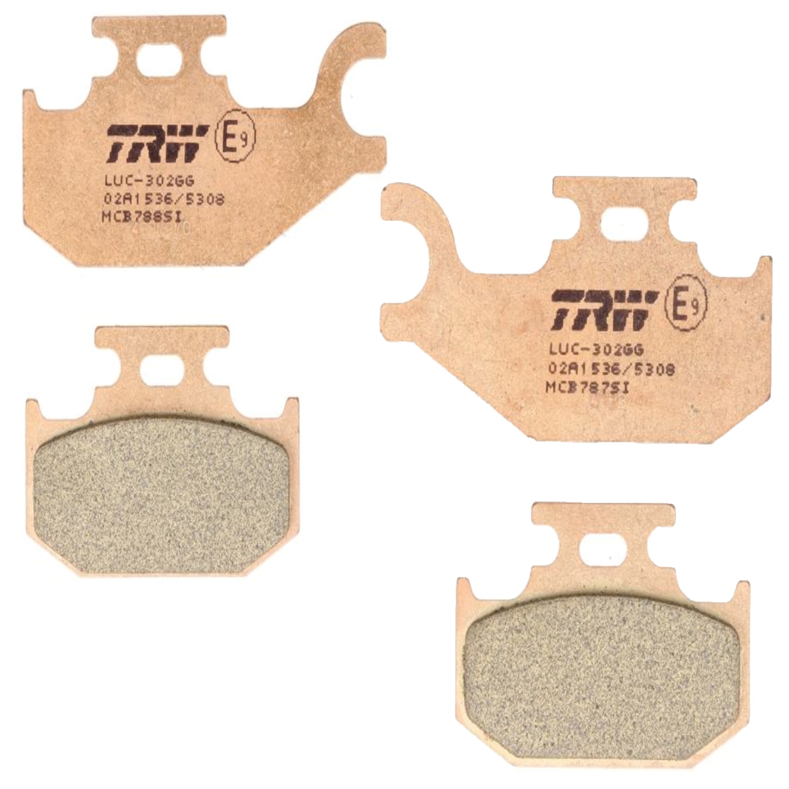 TRW Sintermetall Bremsbelagsatz vorne für Suzuki LT-A 400 F LT-A 450 LT-A 500 LT-A 750 LT-F 400
