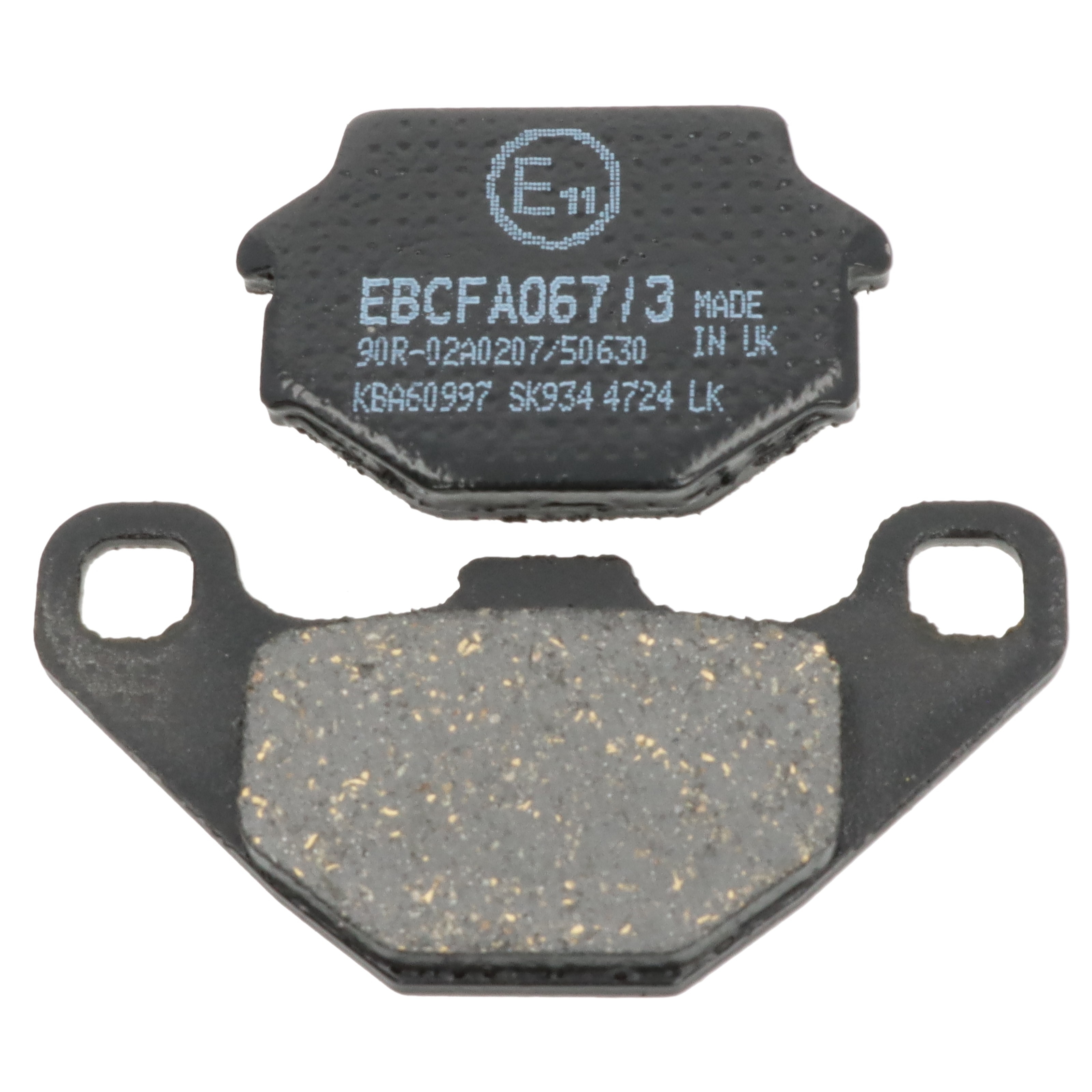 EBC Blackstuff Bremsbeläge FA67/3 Kawasaki KLE GPZ 500 KLR 650 ZZR 250 SYM