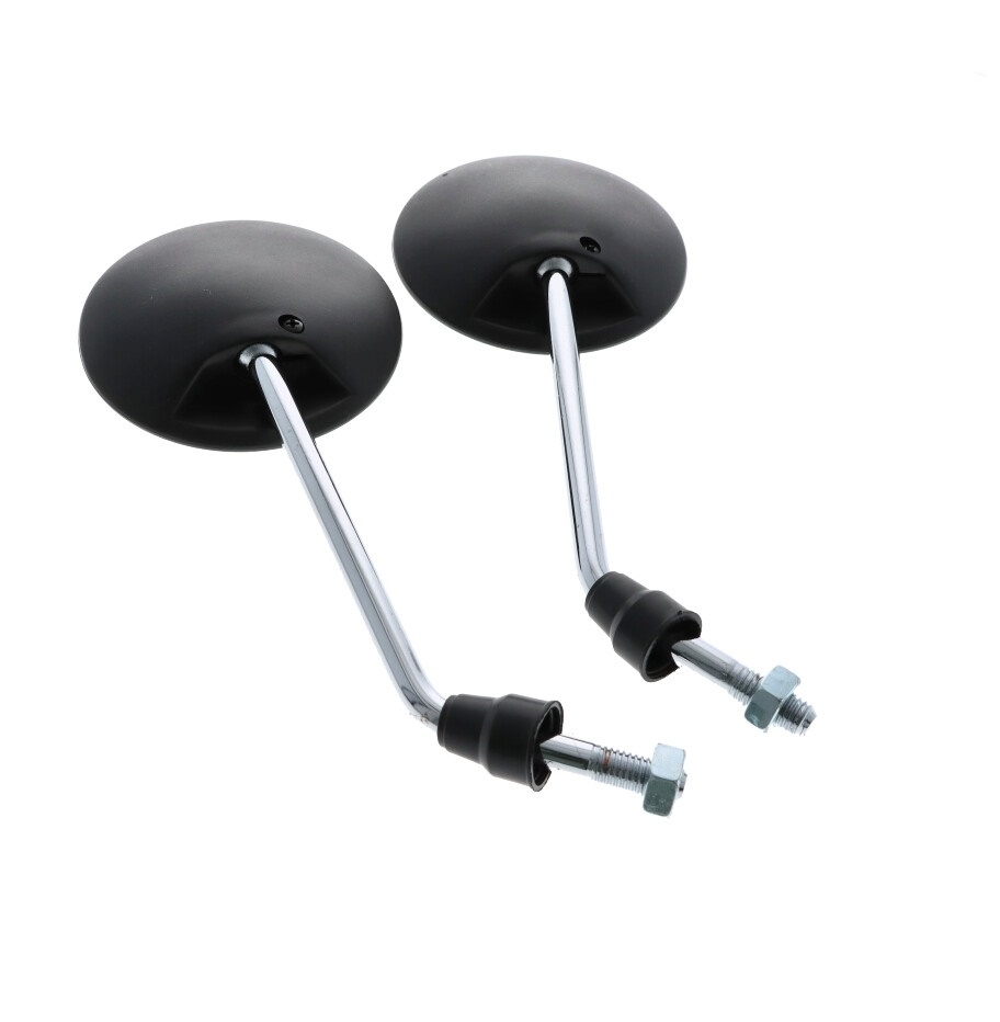 Spiegelpaar für MZ ETZ 125 150 250 251 TS 250/1 M10x1.5mm schwarz