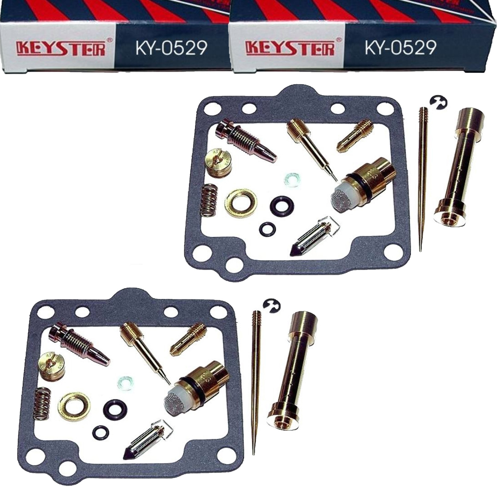 2x Keyster KY-0529 Vergaser Reparatursatz für Yamaha XS 400 SE Special 1981 - 1983 4G5