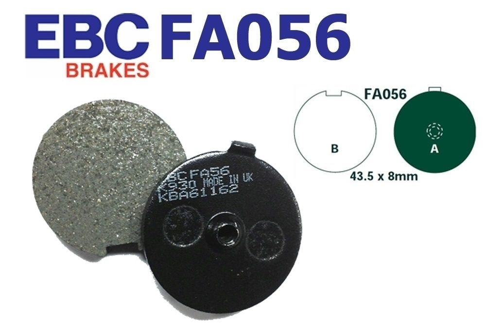 EBC Bremsbeläge FA056 Hyosung GA GF GX 125 F Suzuki GP 125 Kreidler
