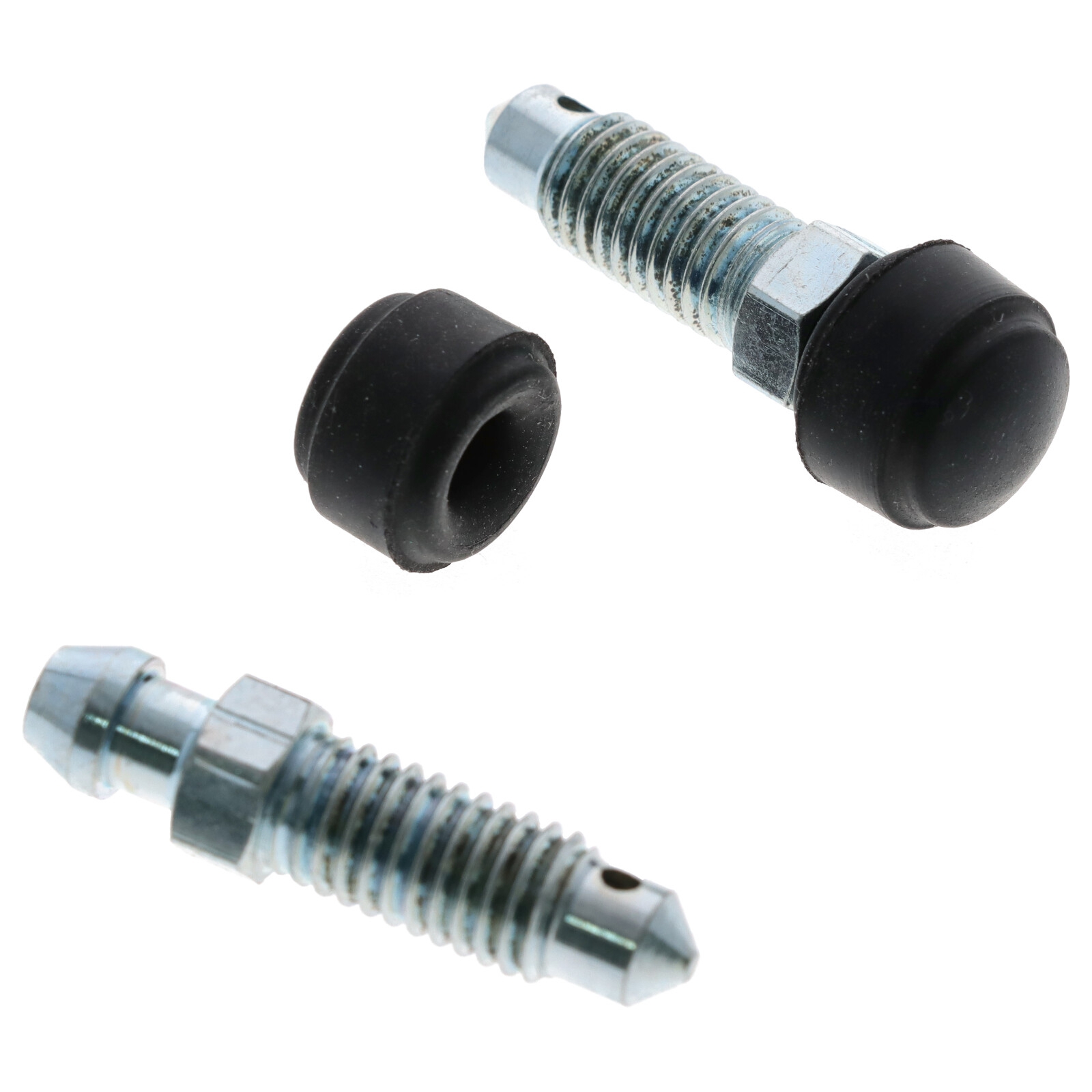 2x Quick Brake Bremssattel Entlüfterschrauben Entlüftungsventile M8x1.25x35.5 mit Kappen