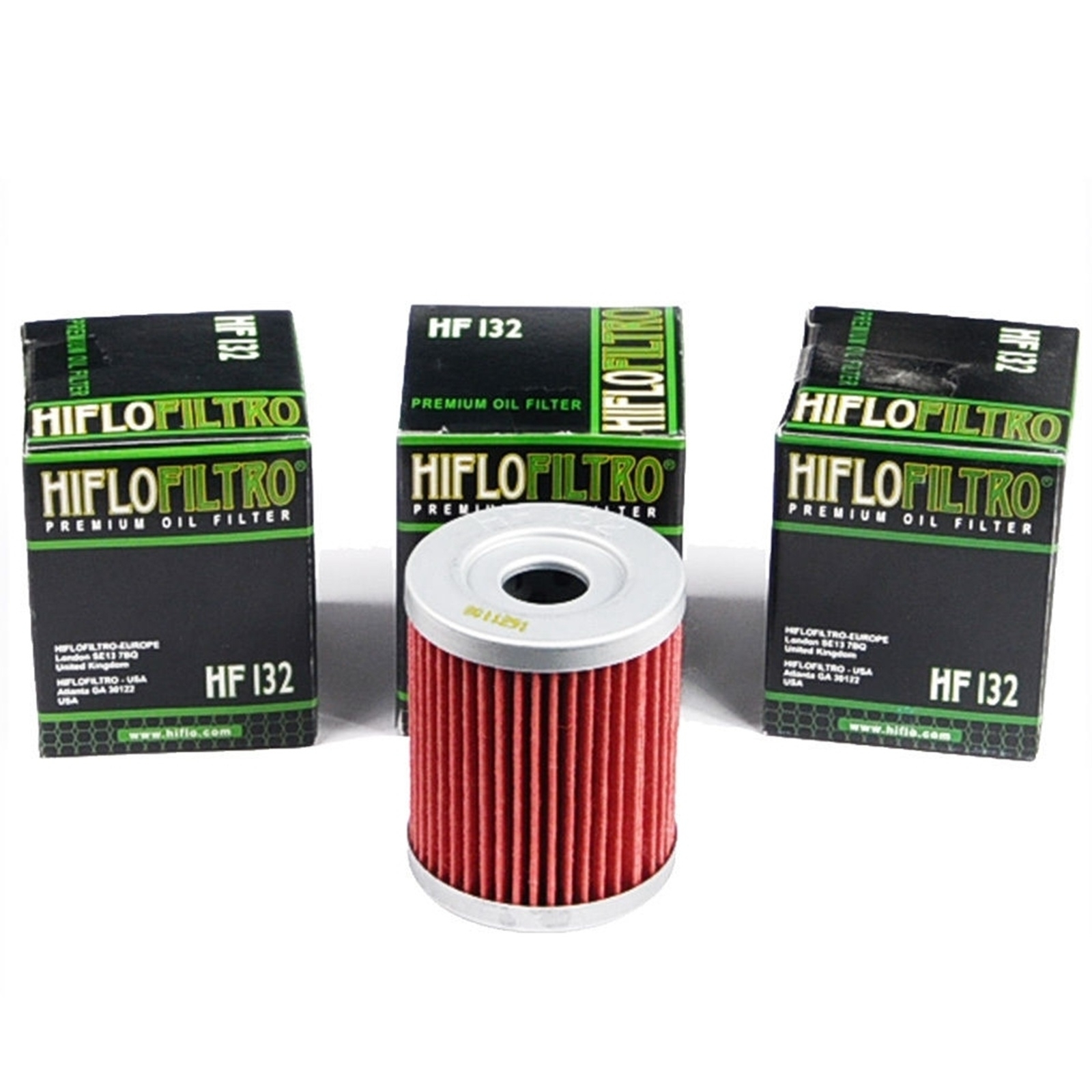 3x Hiflo HF132 Ölfilter für Beta Alp Urban Suzuki AN DR RV Yamaha YP 400 Arctic Textron CF Moto