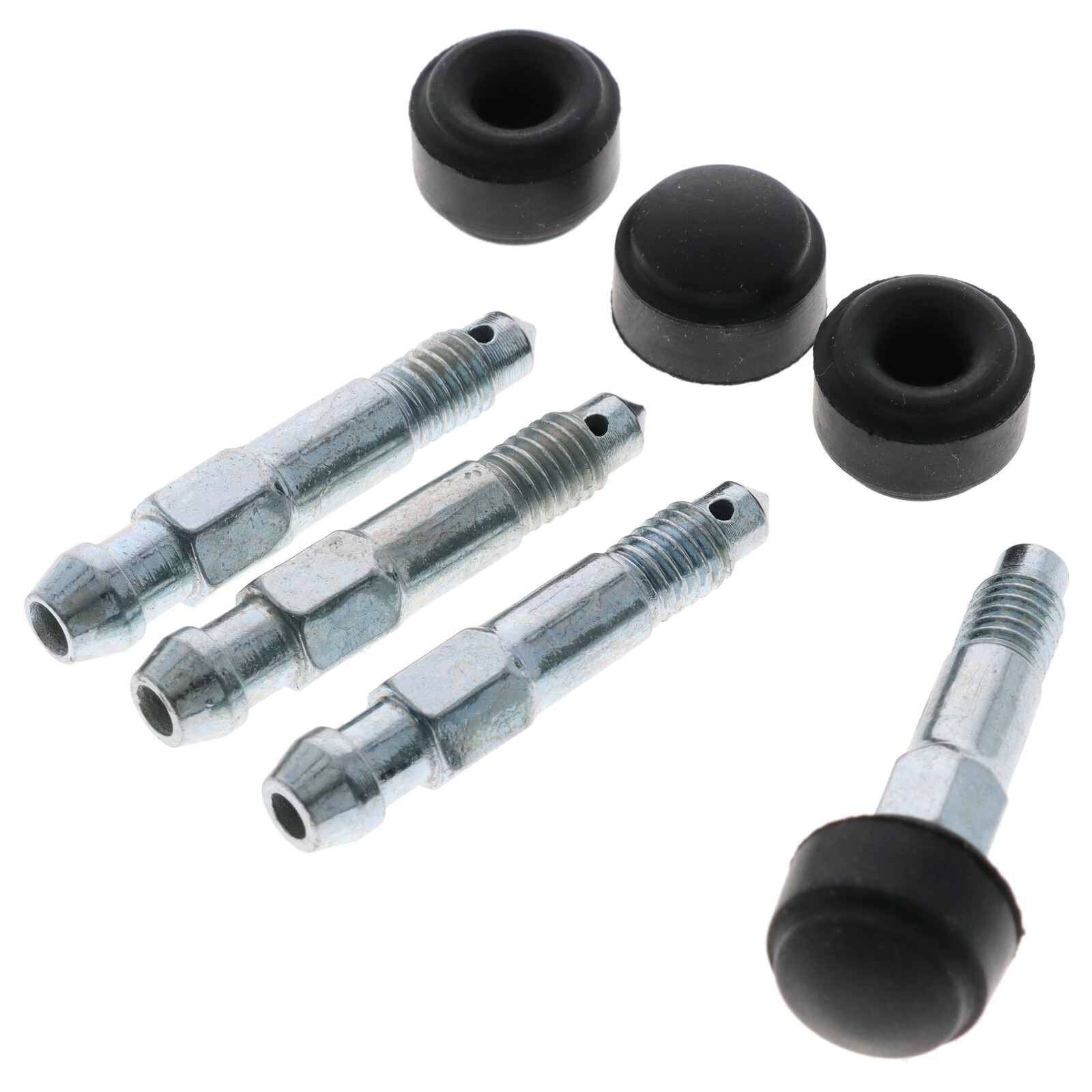 4x Quick Brake QB0069-4 Bremssattel Entlüfterschraube Entlüftungsventil M7x1x28 SW7 mit Kappen