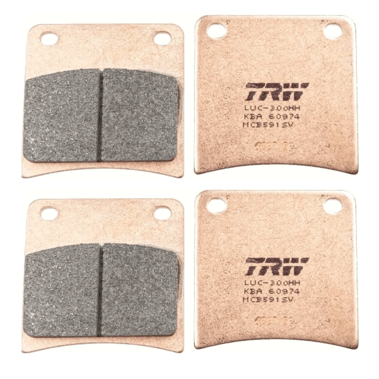 TRW MCB591SV Sintermetall Bremsbelagsatz vorne für Suzuki GSX600 F FU FU2 GSX750