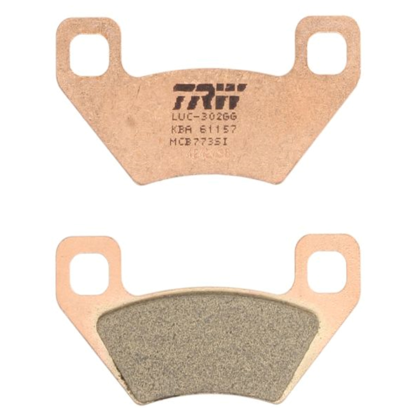 TRW MCB773SI Sintermetall Bremsbeläge für Kymco MXU Maxxer Polaris Hawkeye Arctic Cat