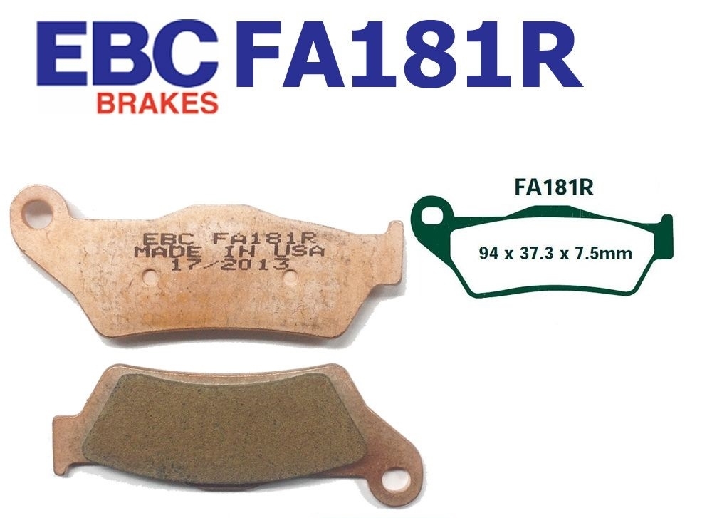 EBC Bremsen Set vorne 1x MD6349C + 1x FA181R Sintermetall