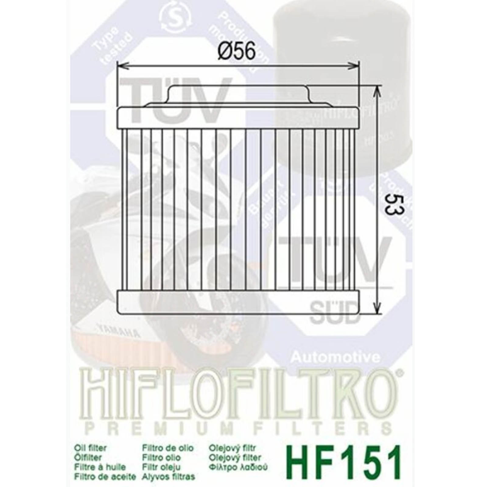 3x Hiflo HF151 Ölfilter für Aprilia Pegaso BMW F650 G650 Husqvarna TR KTM K4 MZ/MUZ