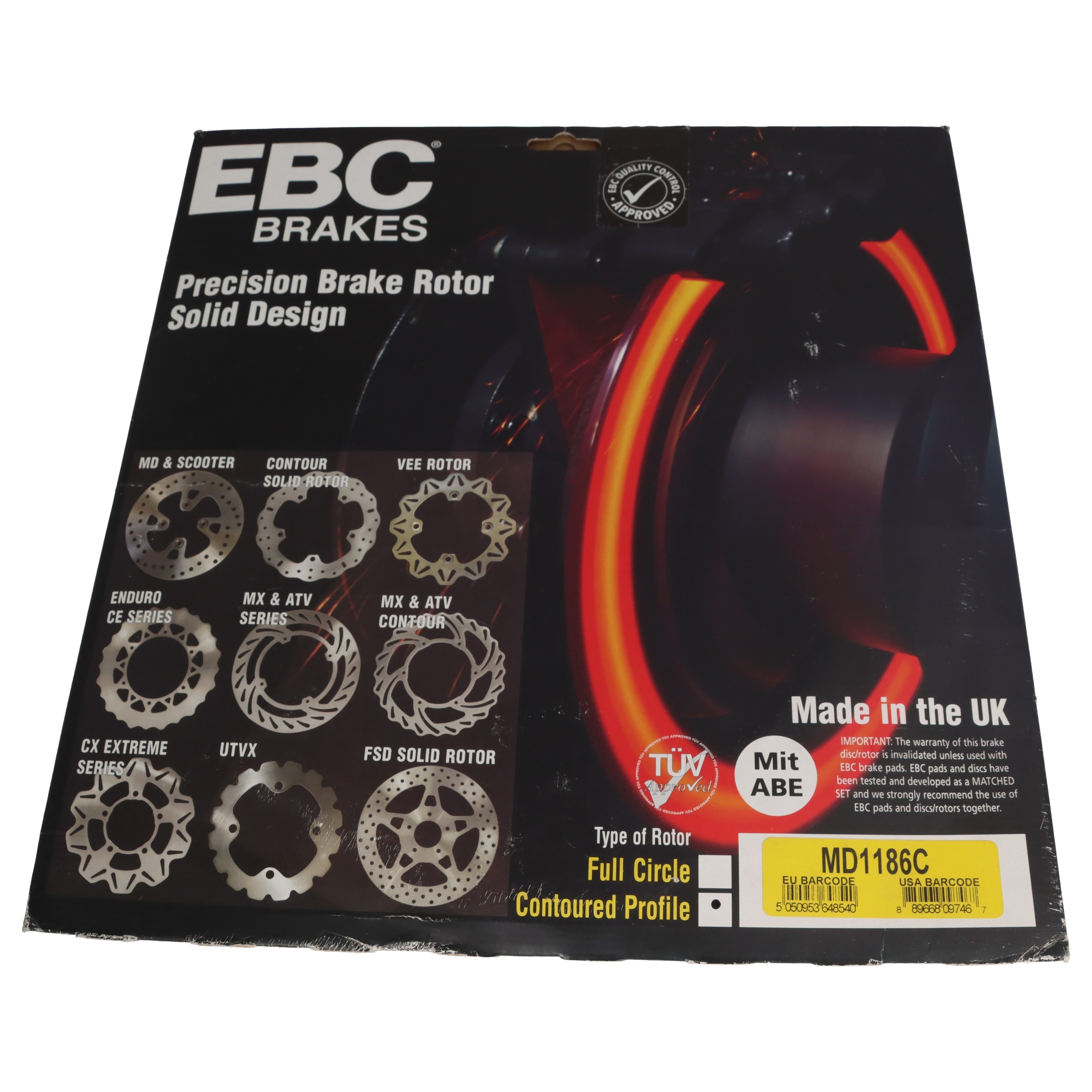 EBC Contour Bremsscheibe MD1186C Honda CTX 700 ND RC68C 2014, 2016 NC 700 S X 2012-2014