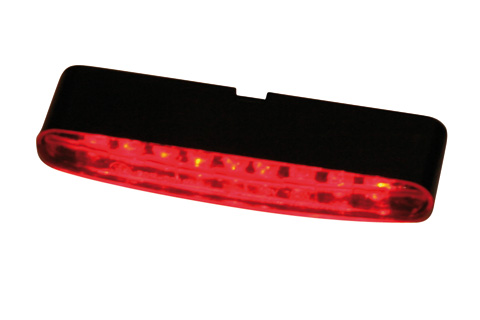 HIGHSIDER LED-Rücklicht STRIPE, rotes Glas,