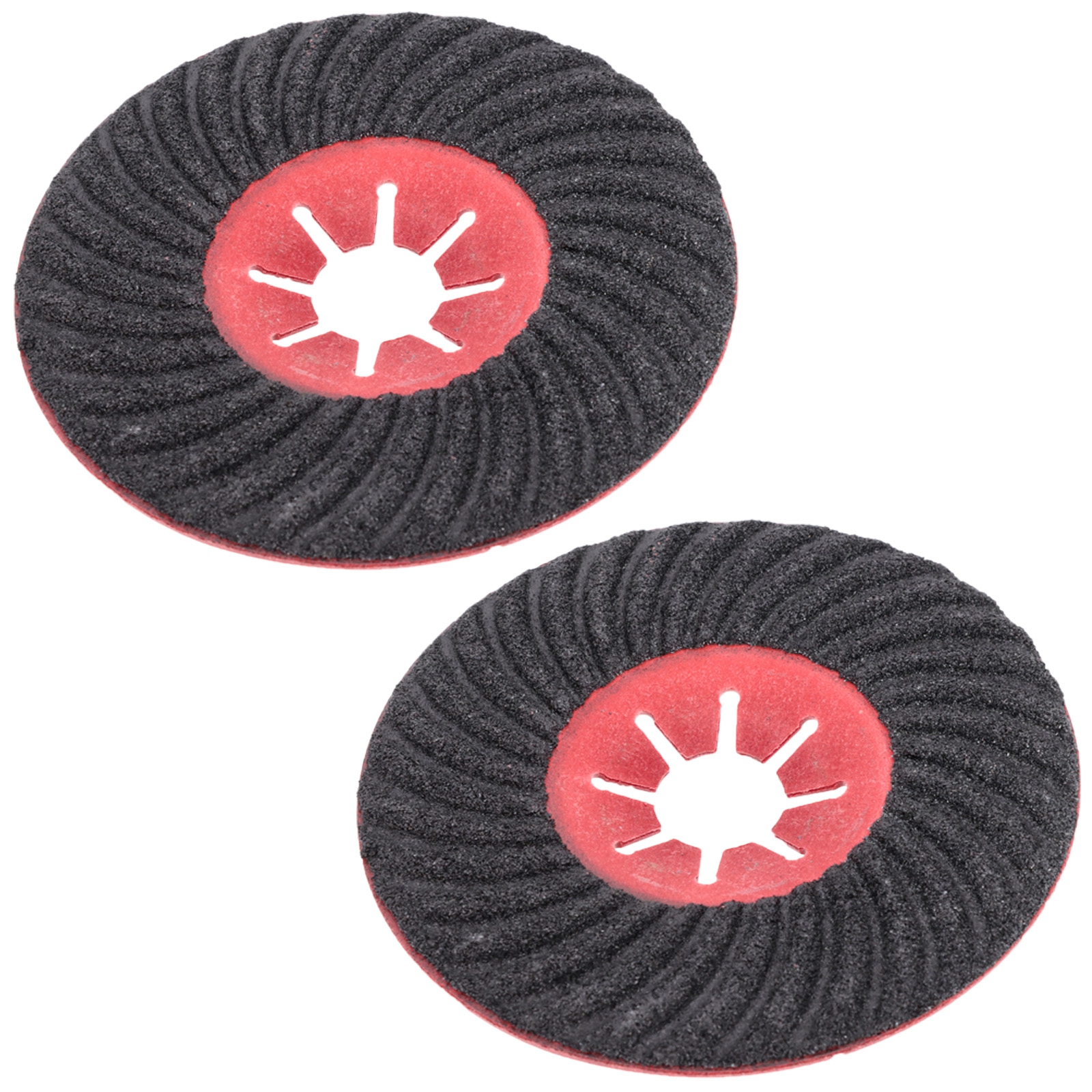 2x Fiberschleifscheibe Schleifscheibe Steingut Feinsteingut Ø 125mm Körnung P80