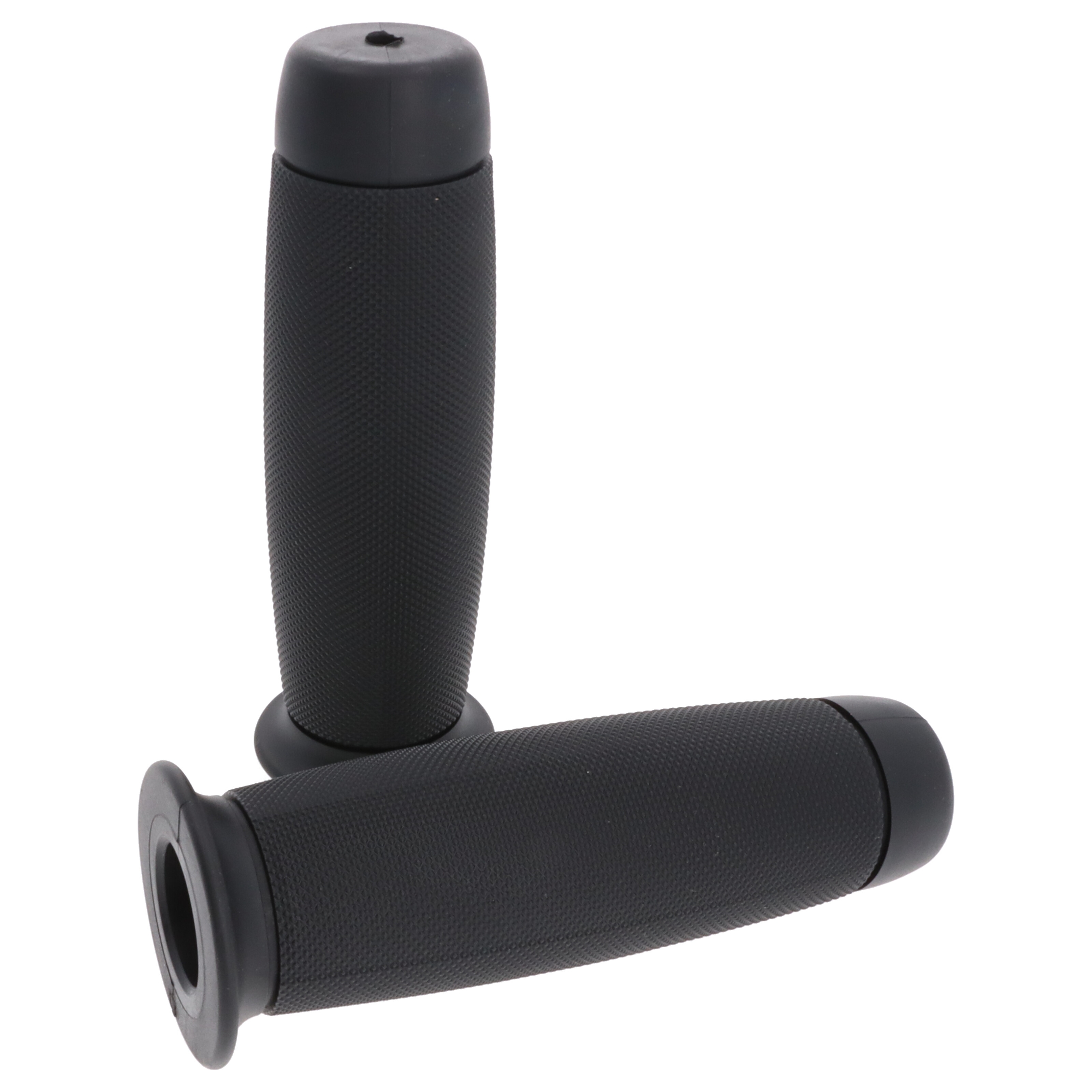 Griffgummi-Paar 22/25mm schwarz 7/8 Zoll Lenker 124mm Motorrad Roller Griffe