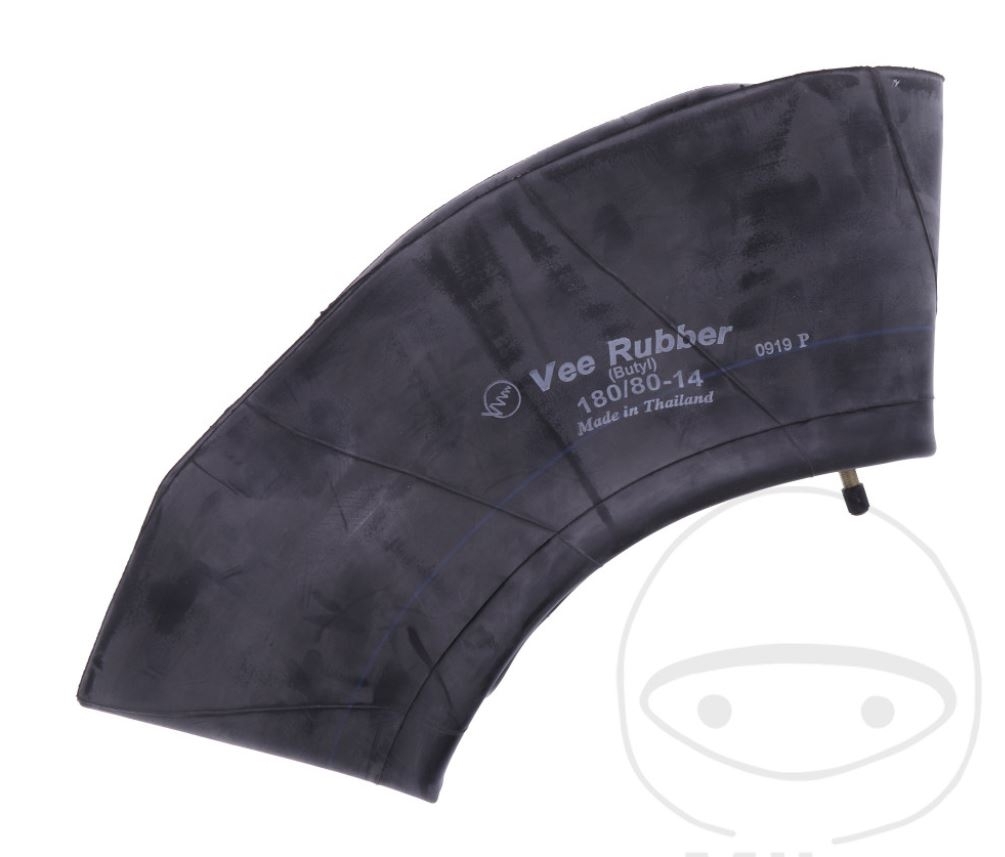 Vee Rubber Gruppenschlauch mit gradem Ventil für folgende Reifengrößen 180/80-14; 7460110