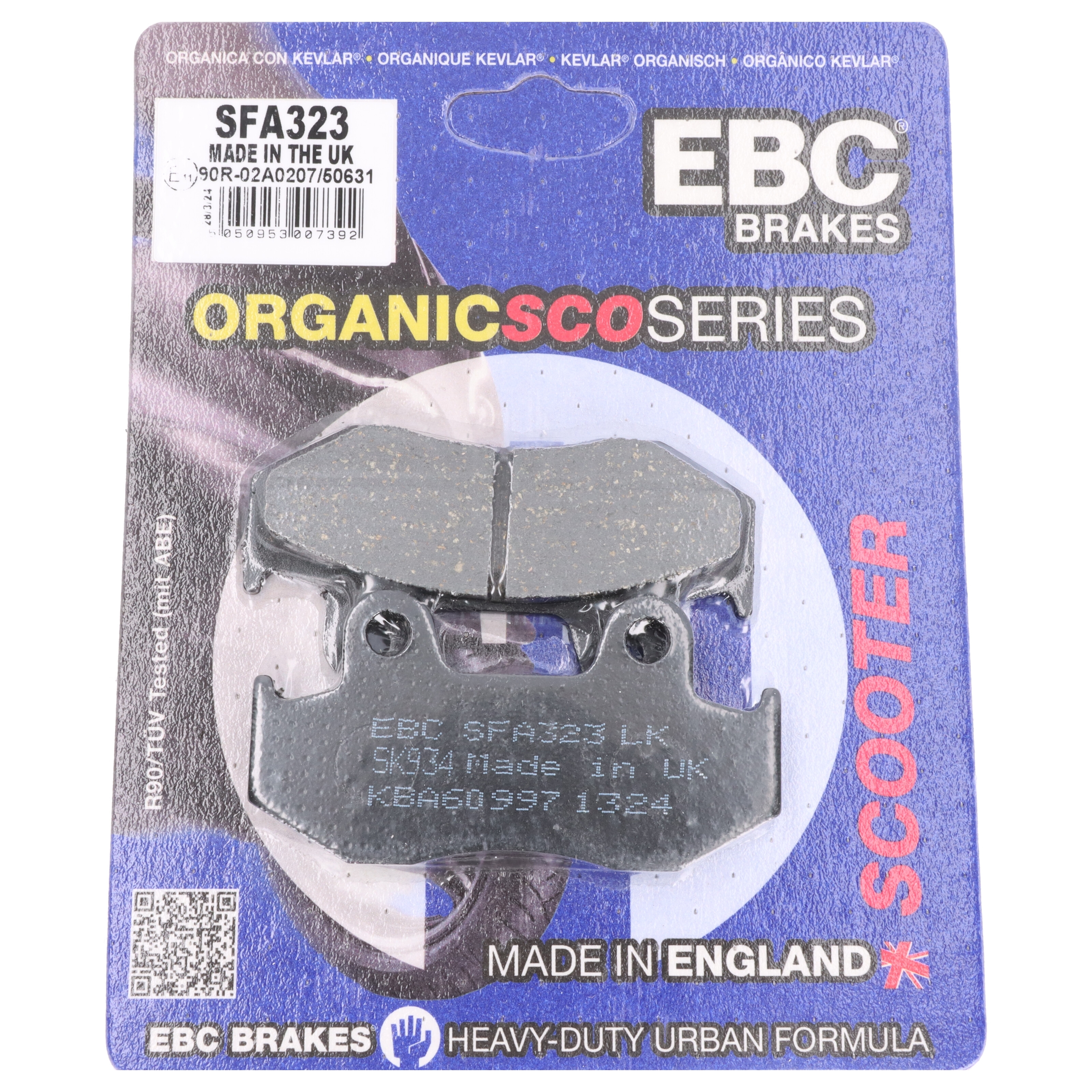 EBC Bremsbeläge SFA323 für Honda NES NHX SH PES 125 150 Arobase Dylan PS D i