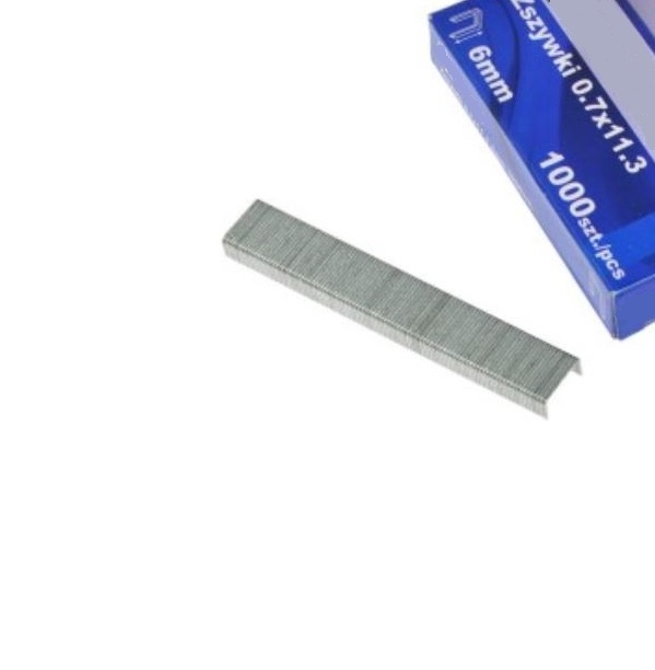 1000x Tackerklammern Heftklammern 6mm, 0.7x11.3mm für Handtacker Profitacker Holztacker