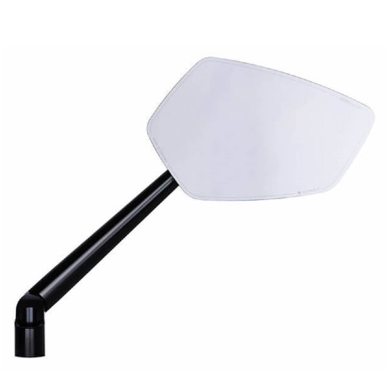 Spiegel Glaslos Spiegelfläche ist poliertes Aluminium mit M10 Gewinde für die linke Seite