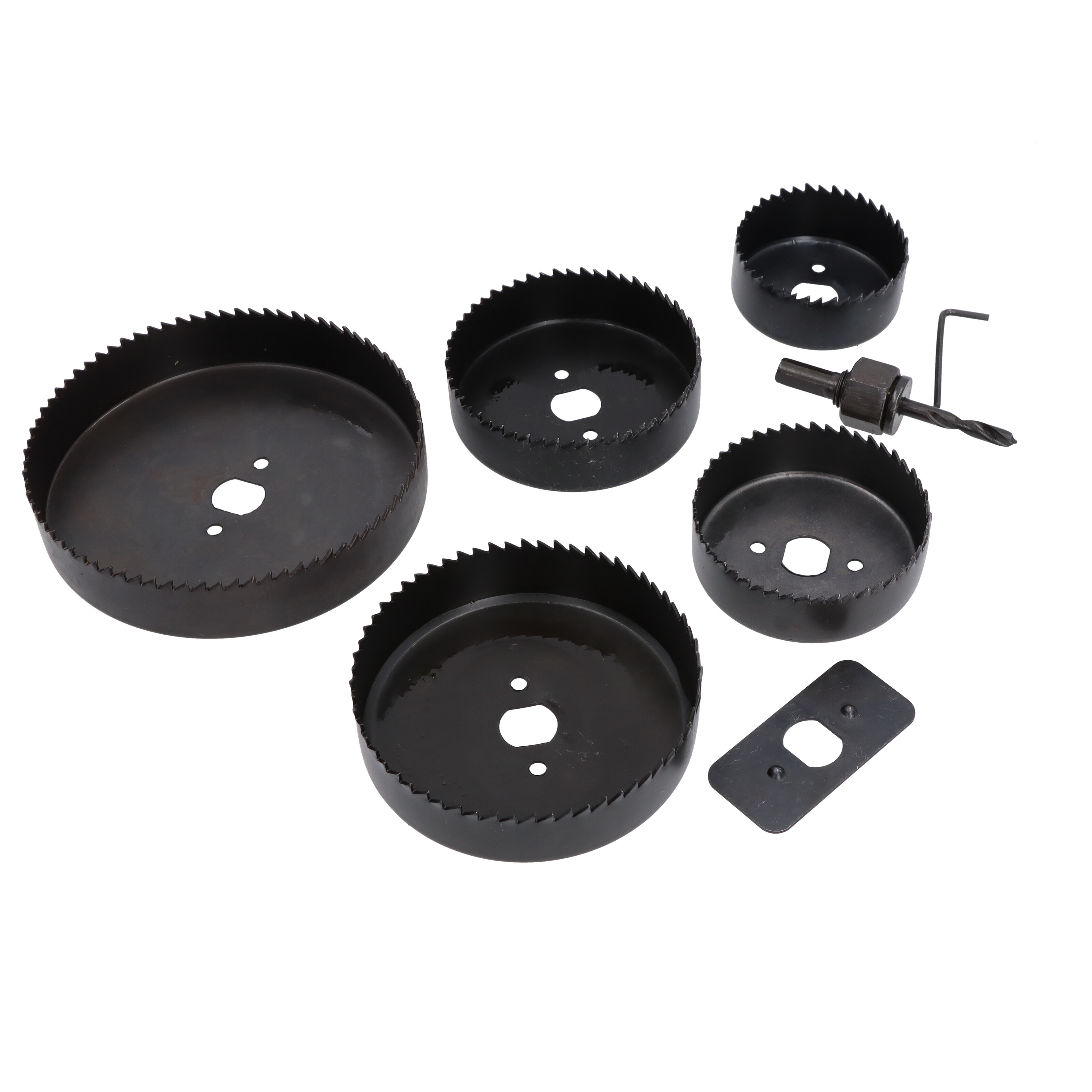8tlg Set Holz Lochsäge Bohrwerkzeug Dosenbohrer Gipskarton 64-127mm