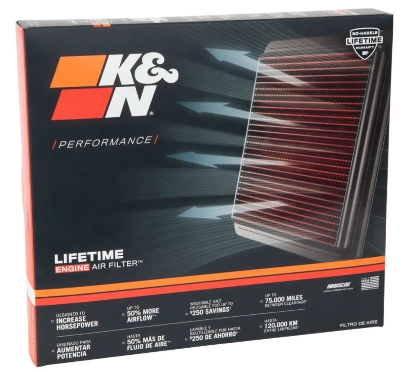 K&N Sport Luftfilter 33-2458 für BMW X1 E84 xDrive 35i AB 2013 N55B30