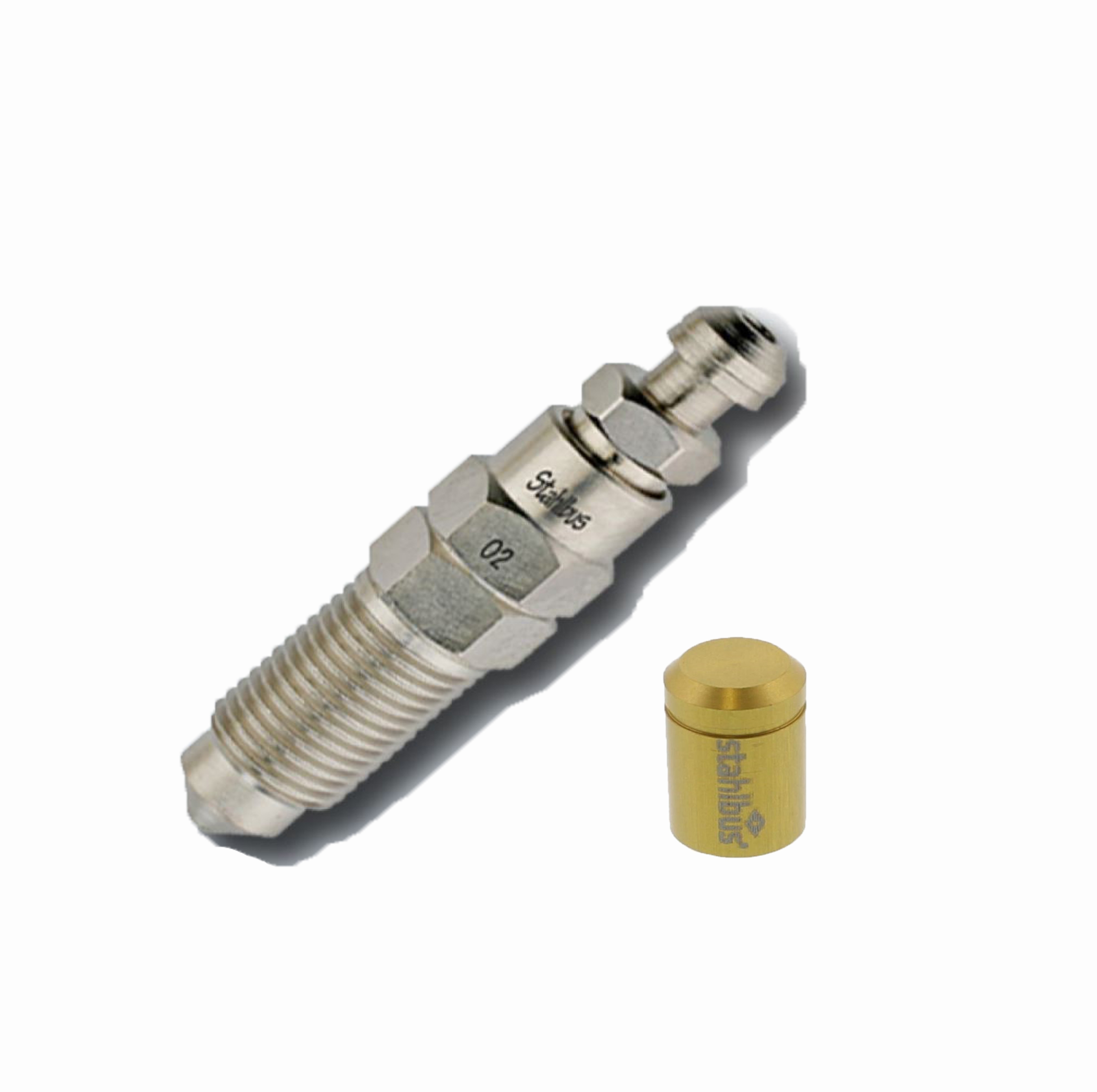 SB-110413 stahlbus Schnell-Entlüfterschraube Entlüftungsventil M10x1x20mm +Alukappe Gold