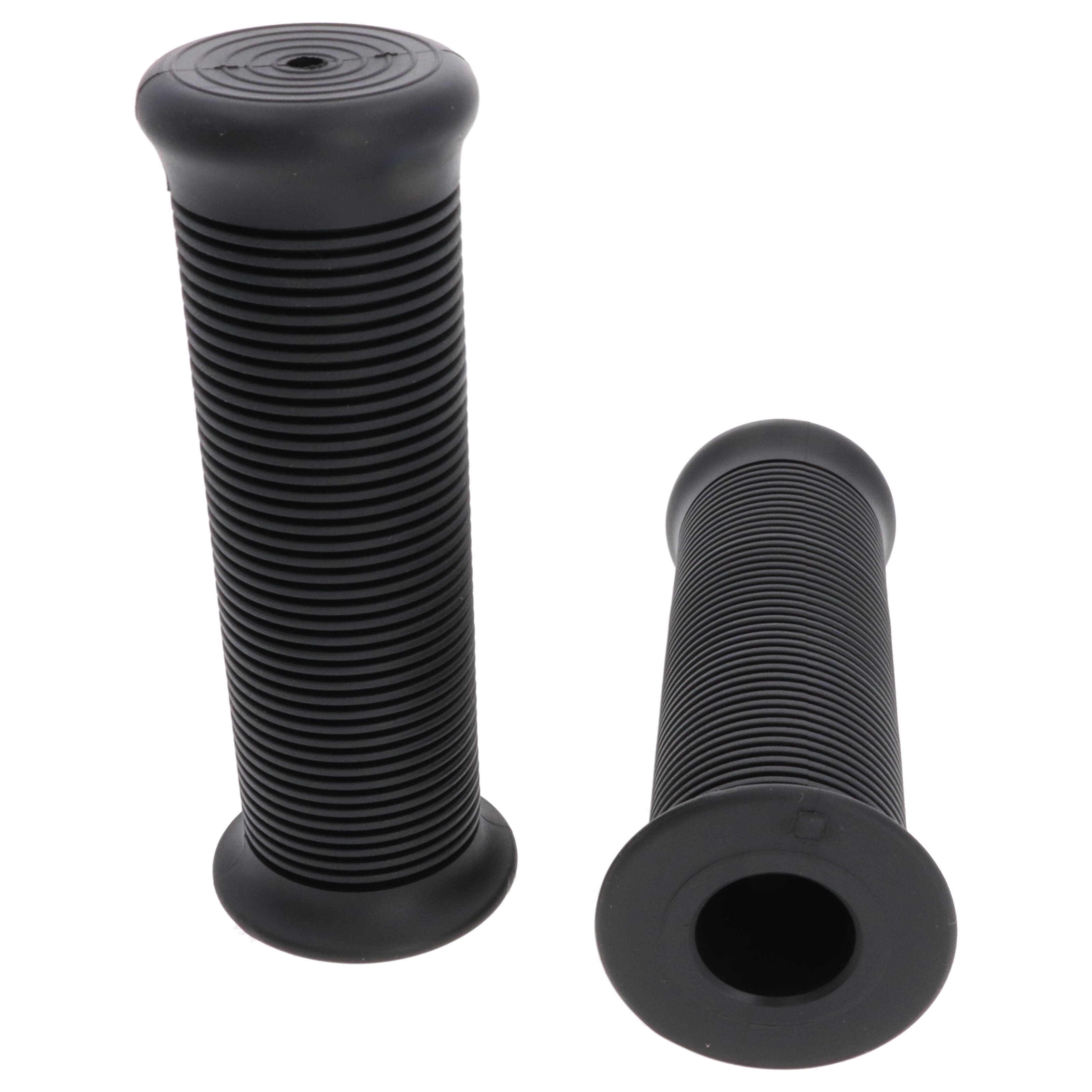Griffgummi-Paar 22/25mm schwarz 7/8 Zoll Lenker 124 mm Motorrad Roller Griffe