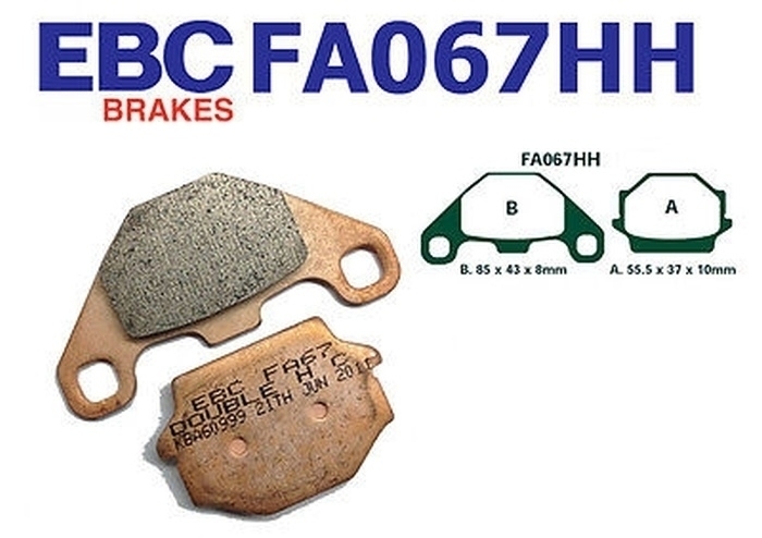 Bremsen Set hinten für Suzuki GSF250 GSX250 GSF400 GSX400 GS500 GSX600 GSX750