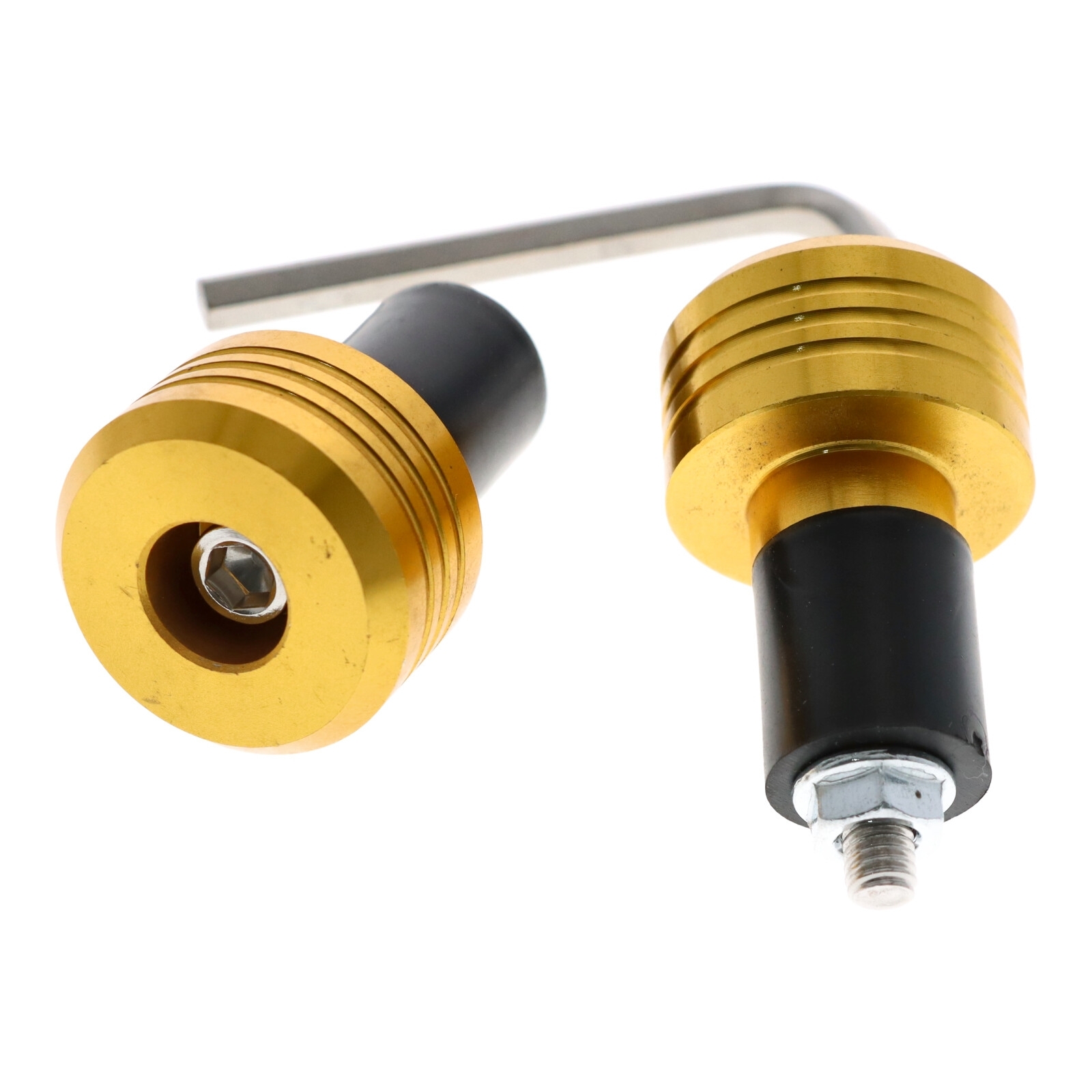 Motorrad Lenkerenden Lenkergewichte 103g gold für Lenker ab 18mm Durchmesser
