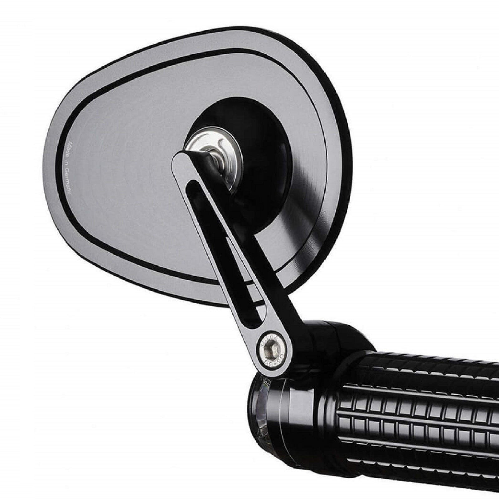 Lenkerendenspiegel Universal Alu schwarz motogadget mo view glasloser Spiegel