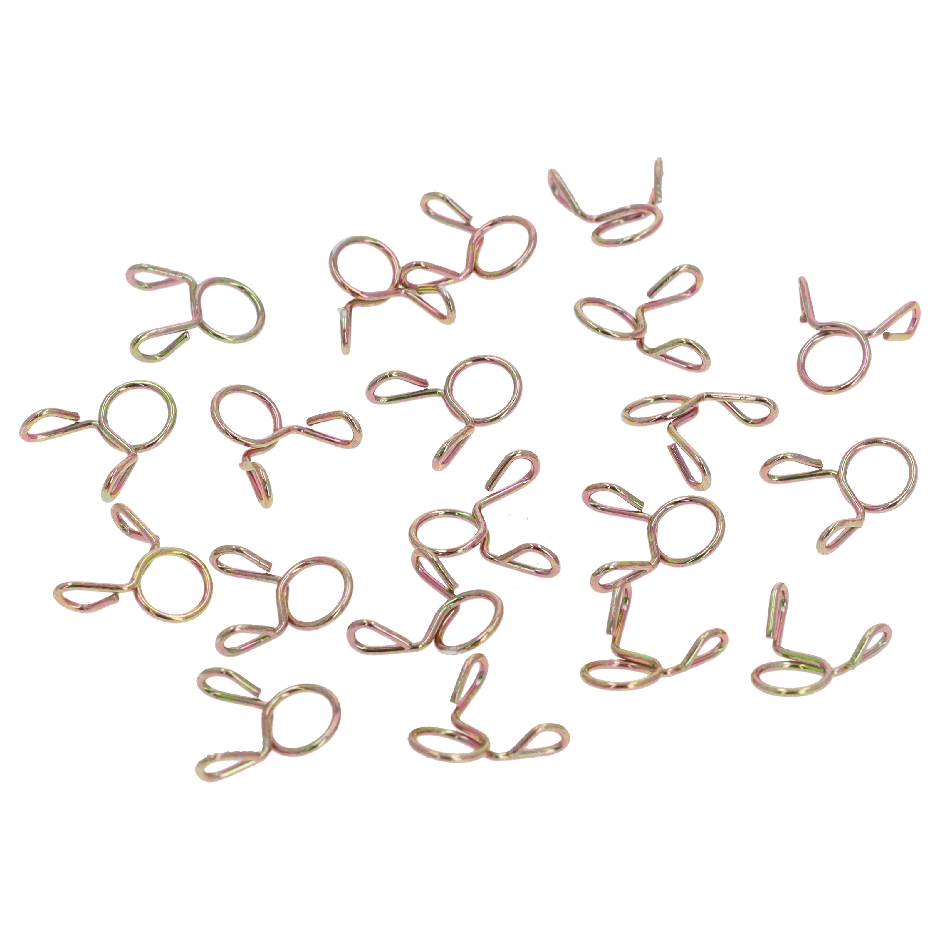 20x Universelle Klemmen Schlauchklemmen für Benzinschlauch / Kraftstoffschlauch 5x1mm