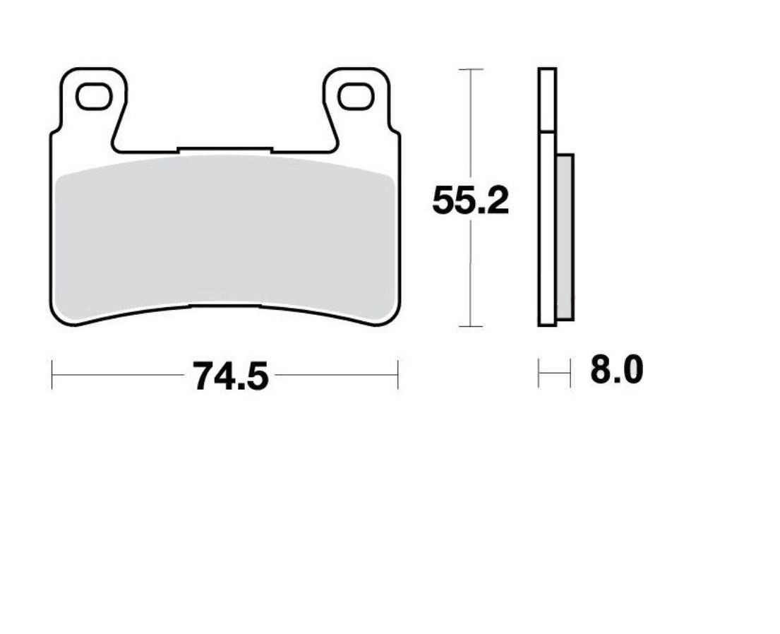 TRW MCB703TRQ Sintermetall Bremsbelagsatz vorne Honda CBR600 CBR900 VTR1000 CB1100 CB1300