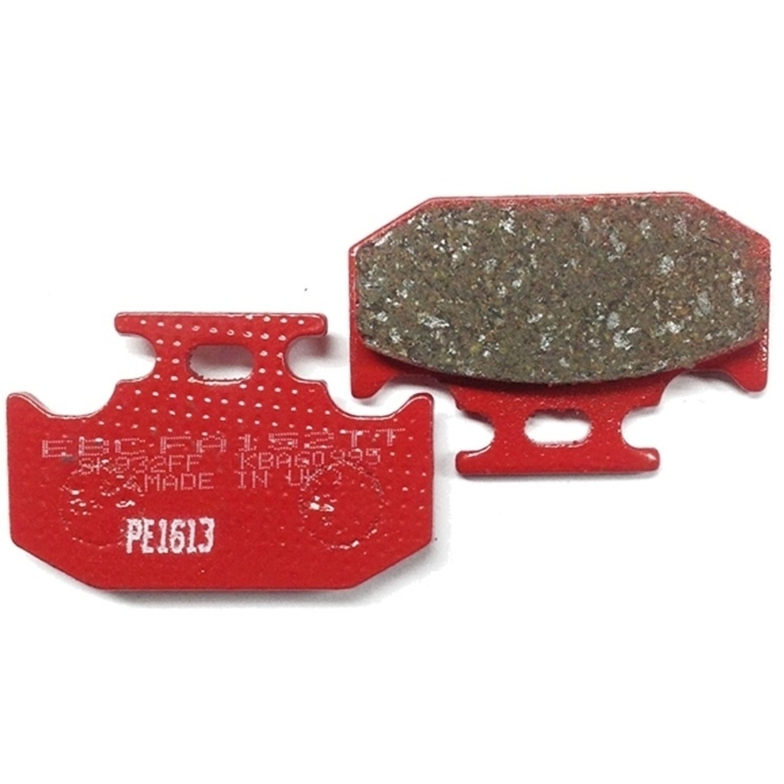 EBC Bremsbeläge SET Vorne + Hinten für Kawasaki KDX 125 A1/A2/B1/B2 90-94