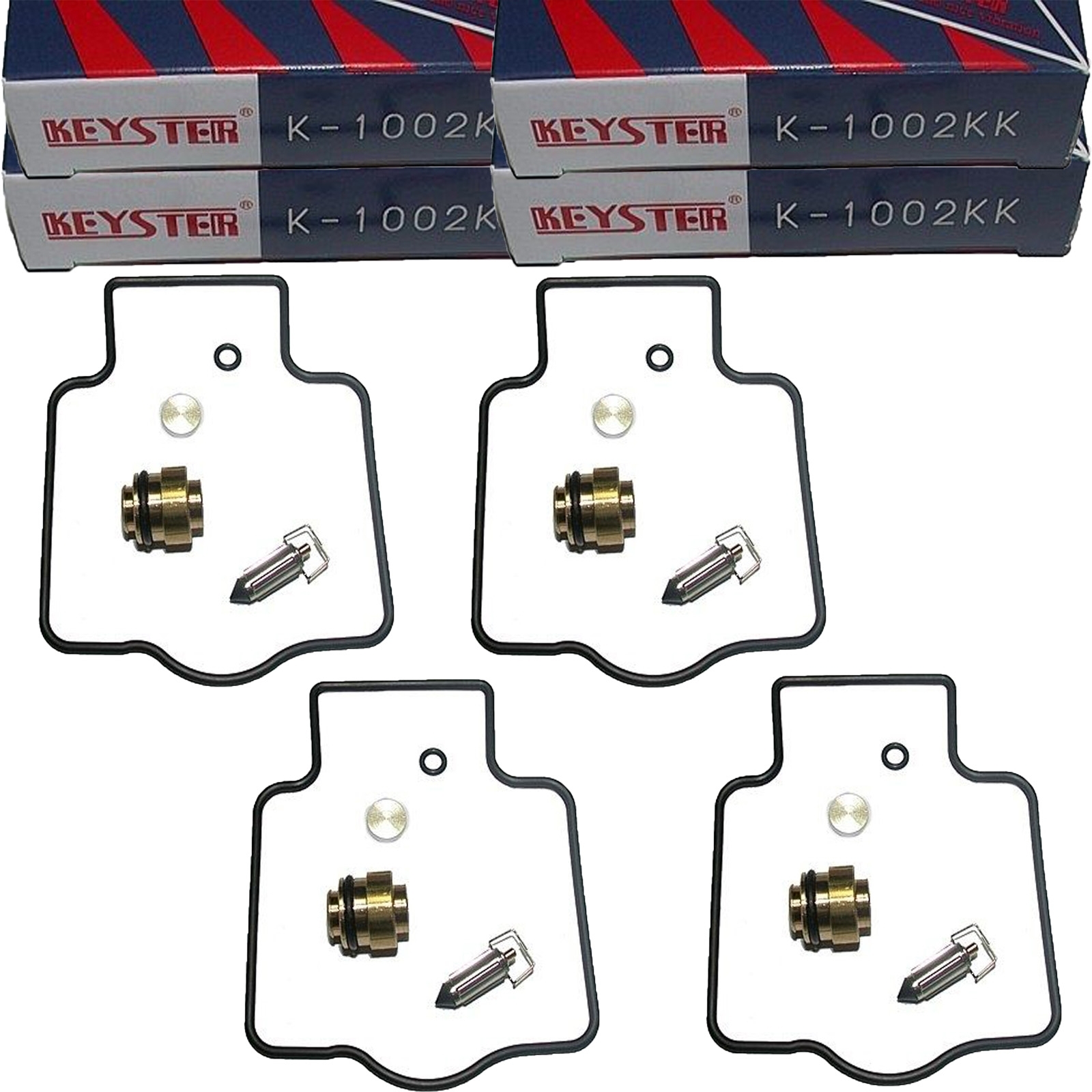 4x Keyster K-1002KK Vergaser Reparatursatz für Kawasaki ZX-6R 600 F Ninja 1995-1997