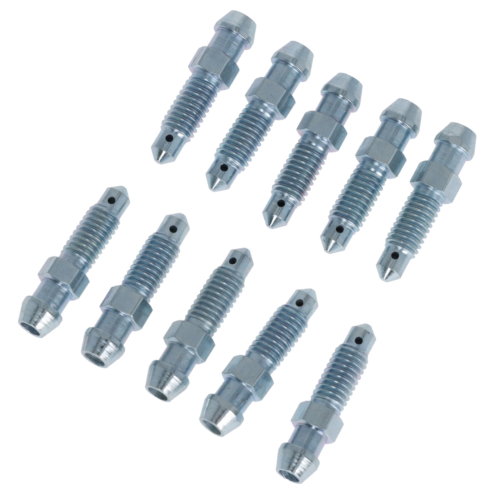 10x Quick Brake Bremssattel Entlüfterschraube Entlüftungsventile M6x1.00x29 mm SW7